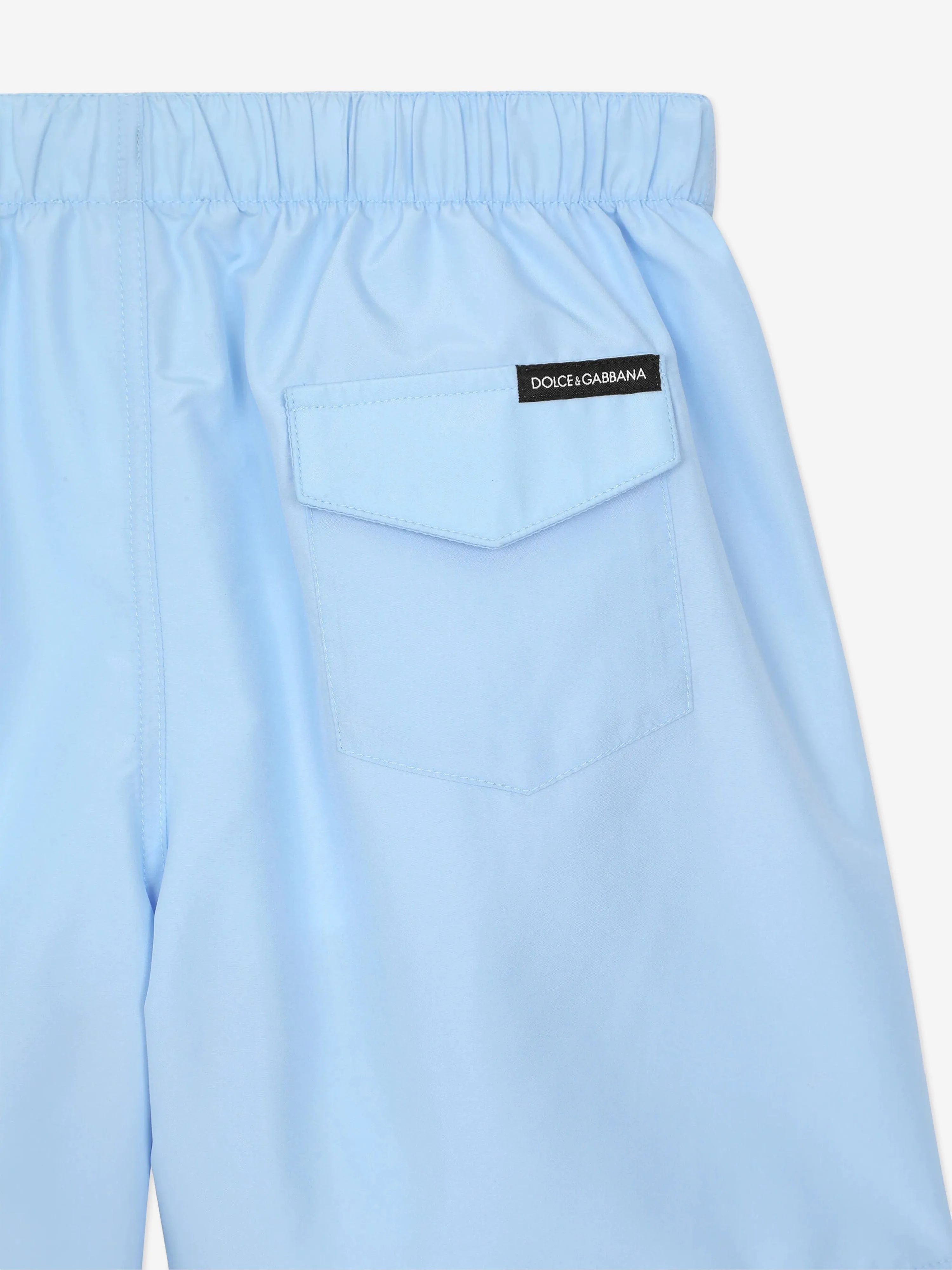 Short de bain pour garçons avec logo en bleu