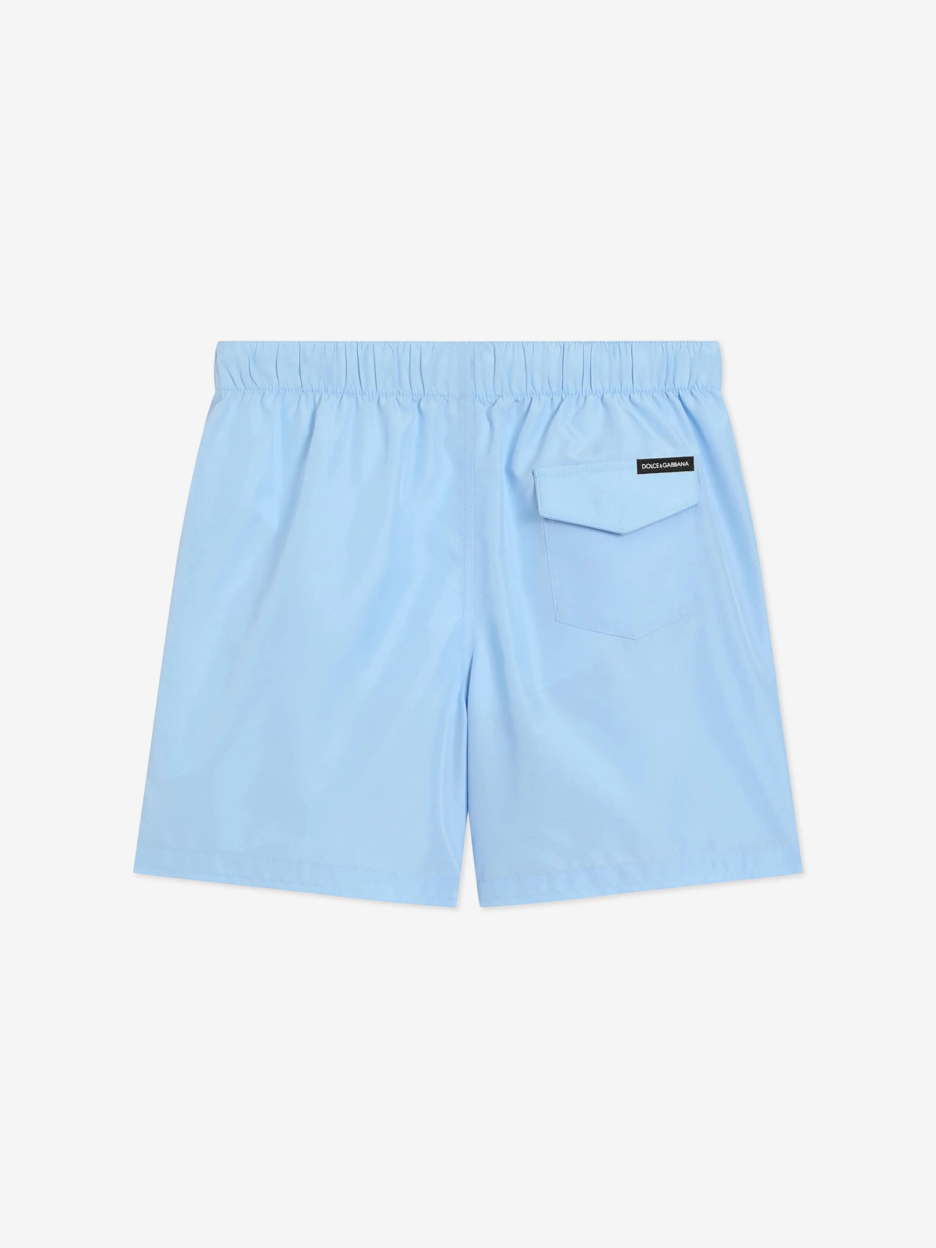 Short de bain pour garçons avec logo en bleu