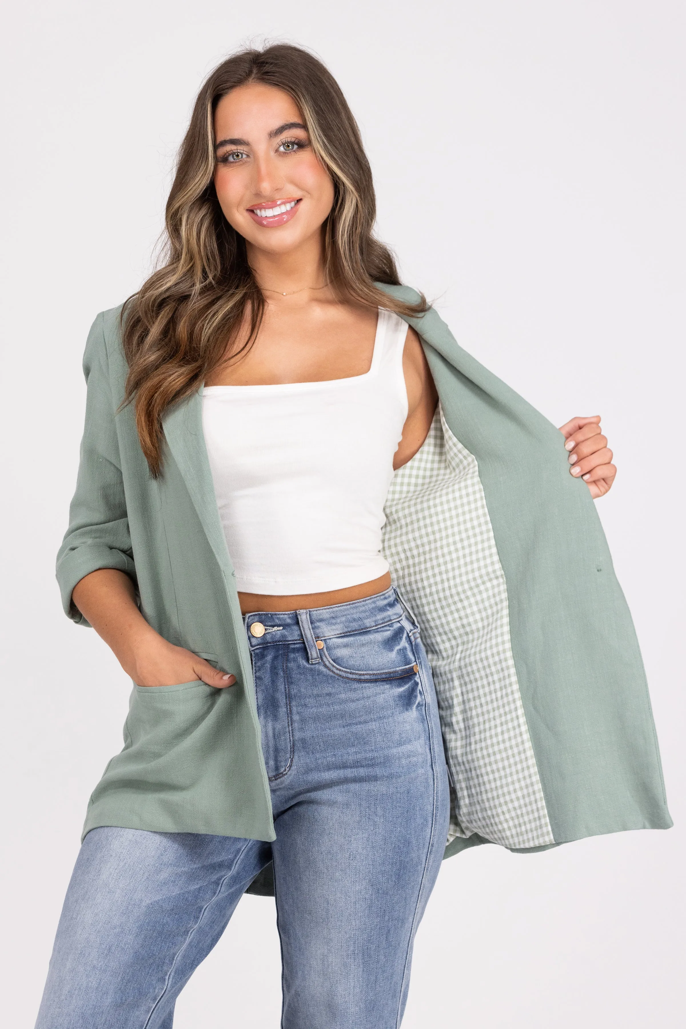 Veste de travail pour femmes Brunch à manches 3/4