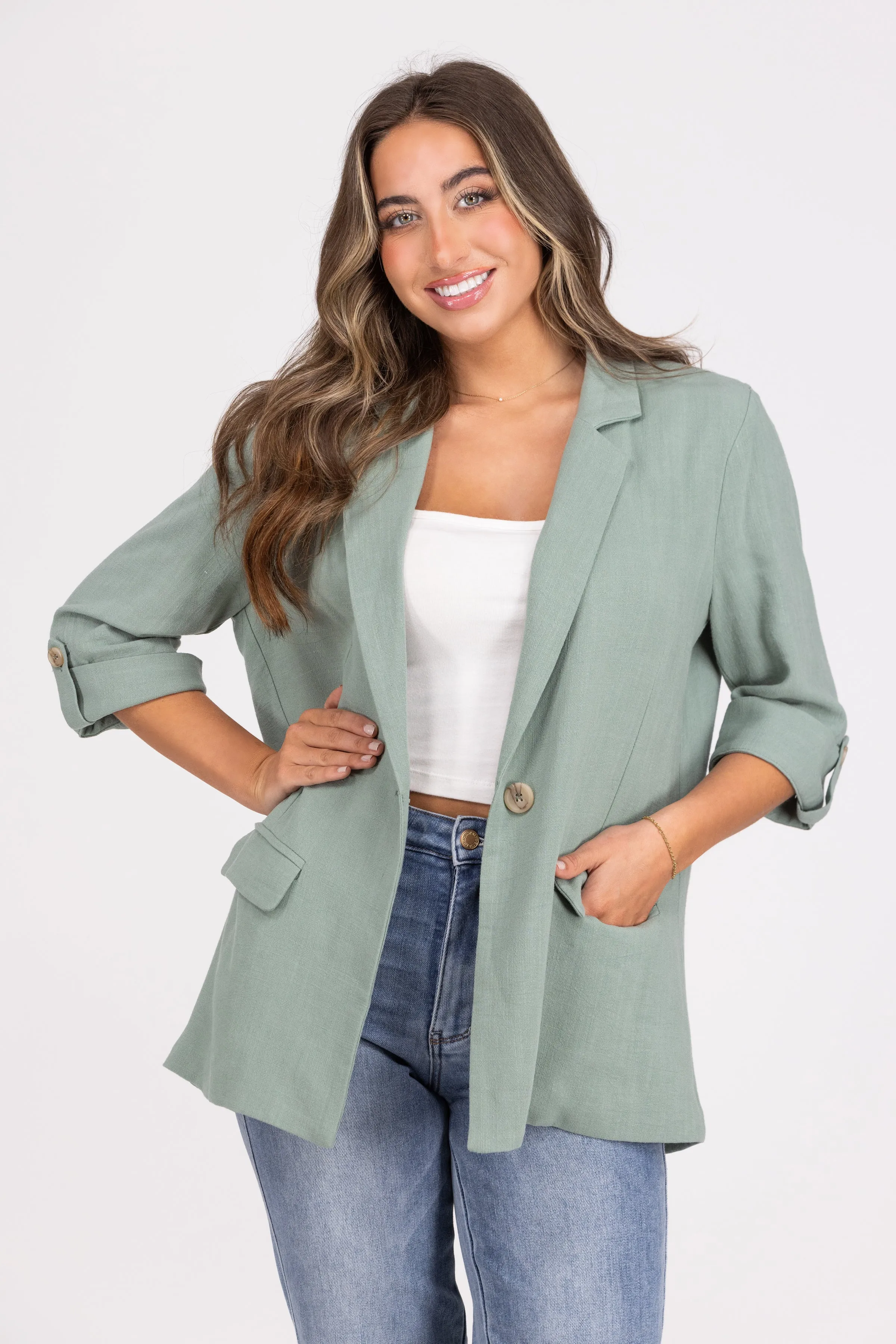 Veste de travail pour femmes Brunch à manches 3/4