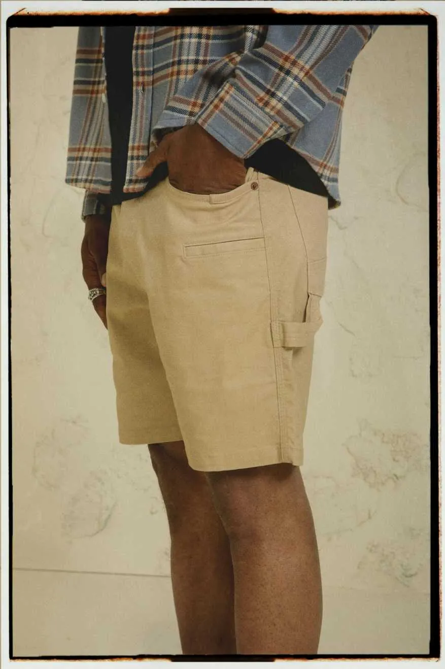 Short Carpenter Élastique Builders - Sable
