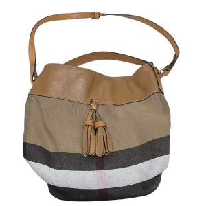 Sac à main Burberry Sac à main de luxe créateur par Burberry en marron, Taille : Grand