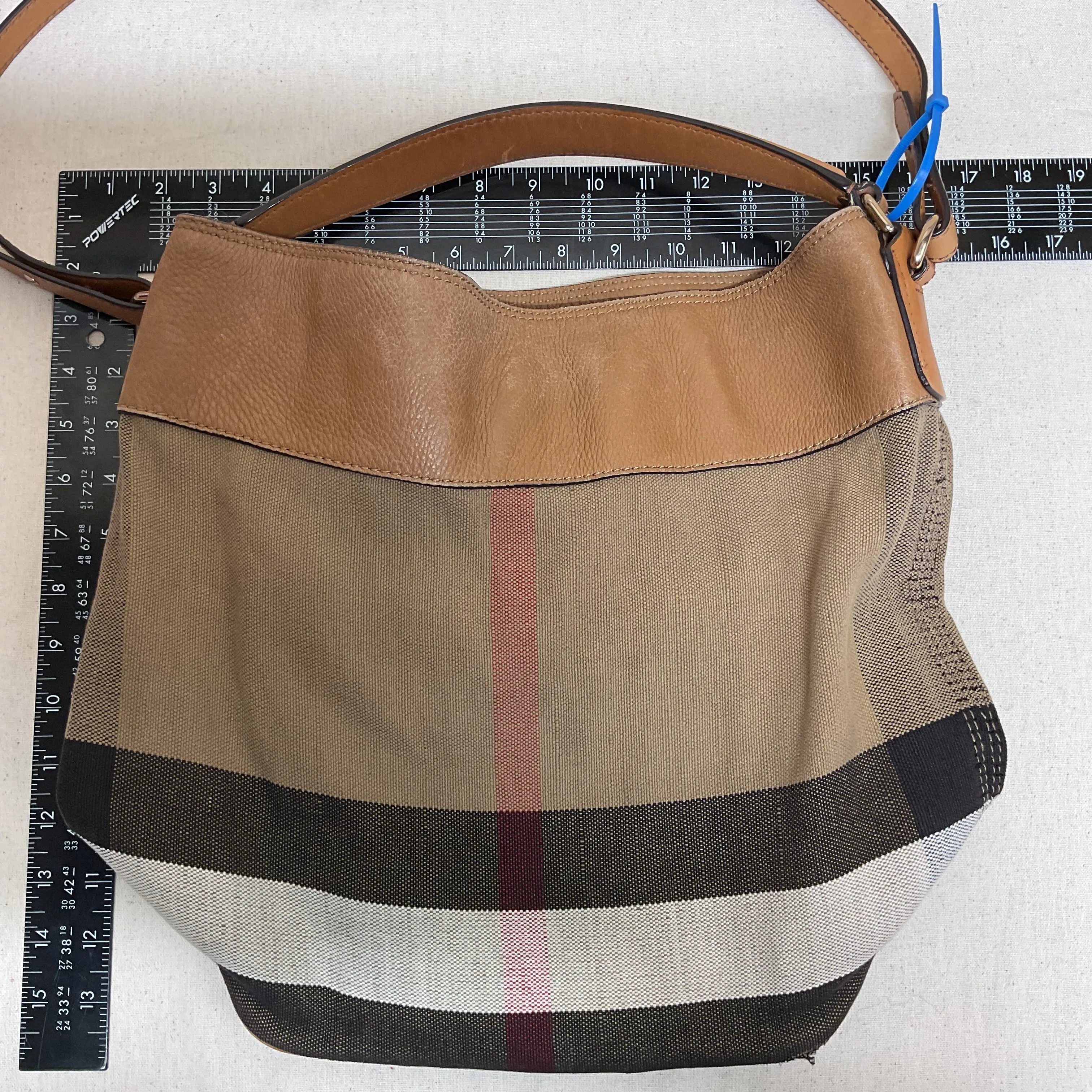 Sac à main Burberry Sac à main de luxe créateur par Burberry en marron, Taille : Grand