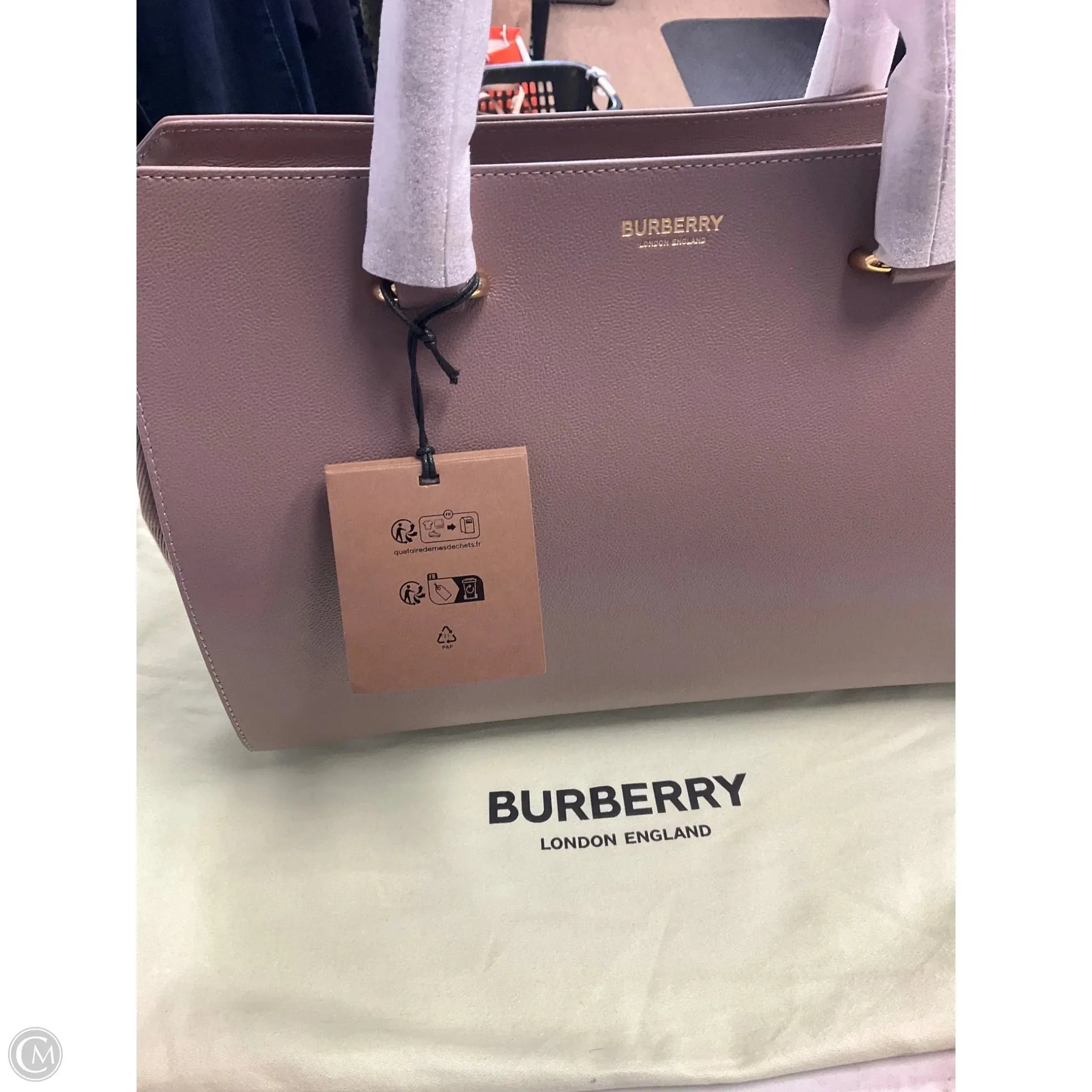 Sac à main Burberry - Sac de luxe designer par Burberry, Taille : Grand