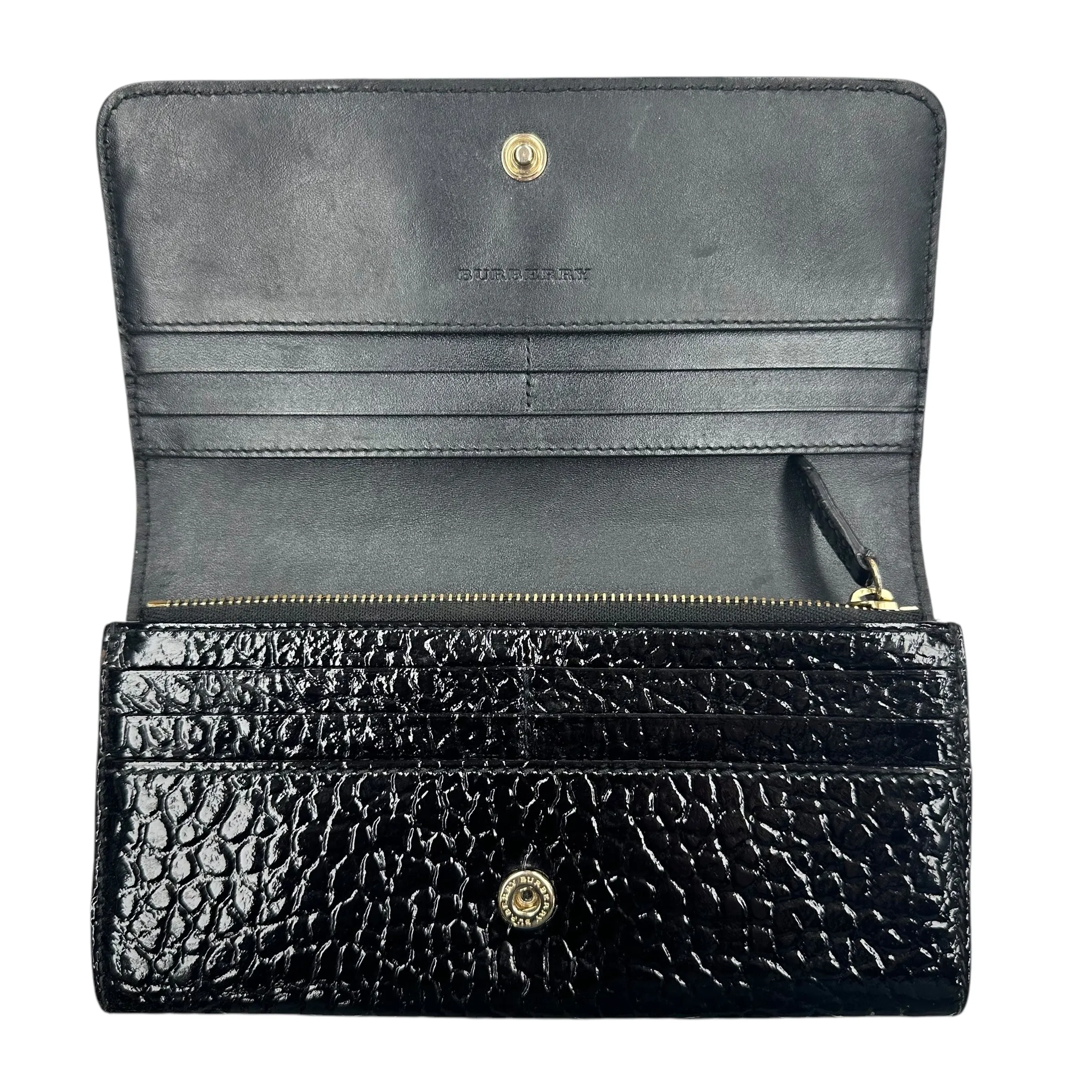 Portefeuille Burberry Sacs à main Luxueux Créateur Par Burberry En Noir, Taille : Moyenne