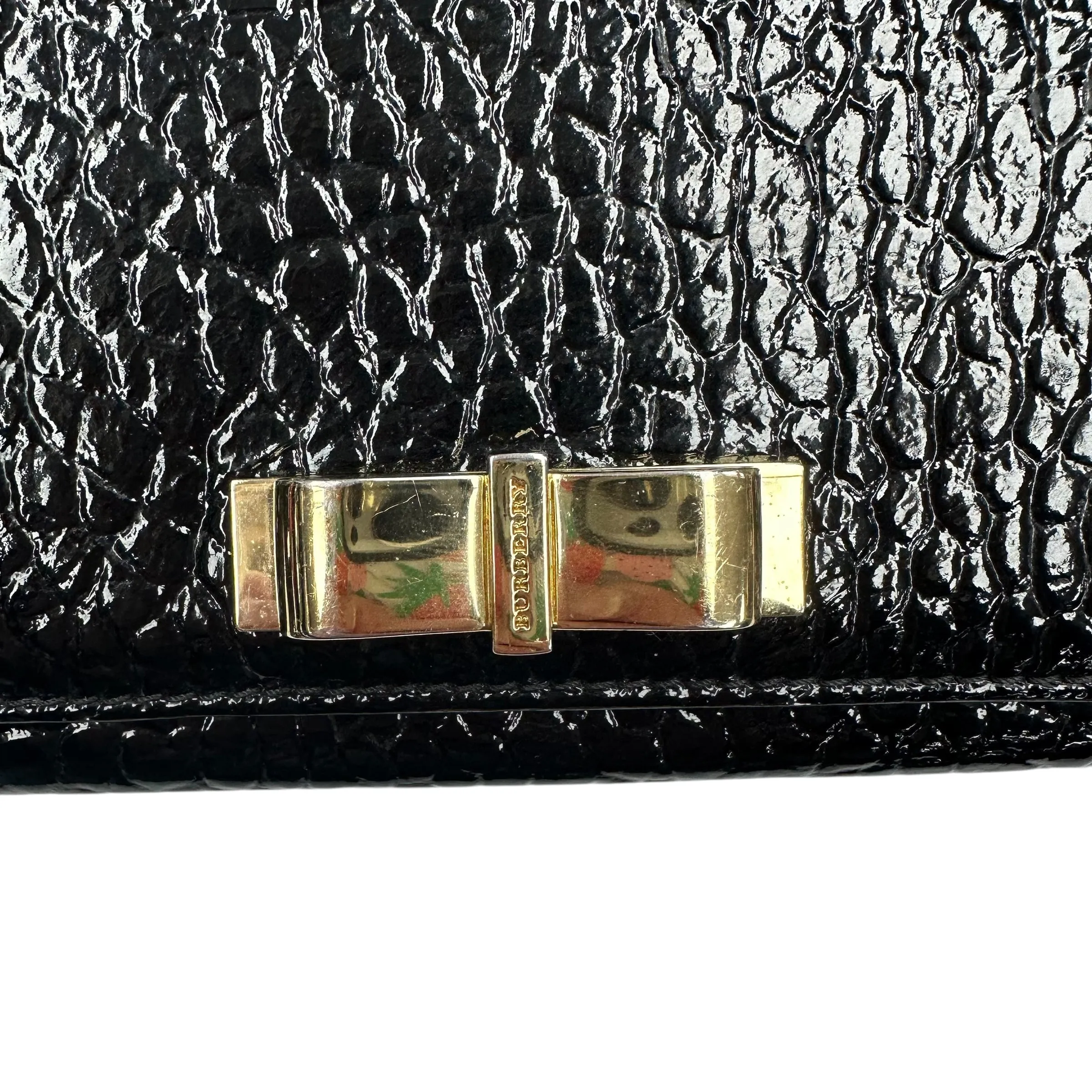 Portefeuille Burberry Sacs à main Luxueux Créateur Par Burberry En Noir, Taille : Moyenne