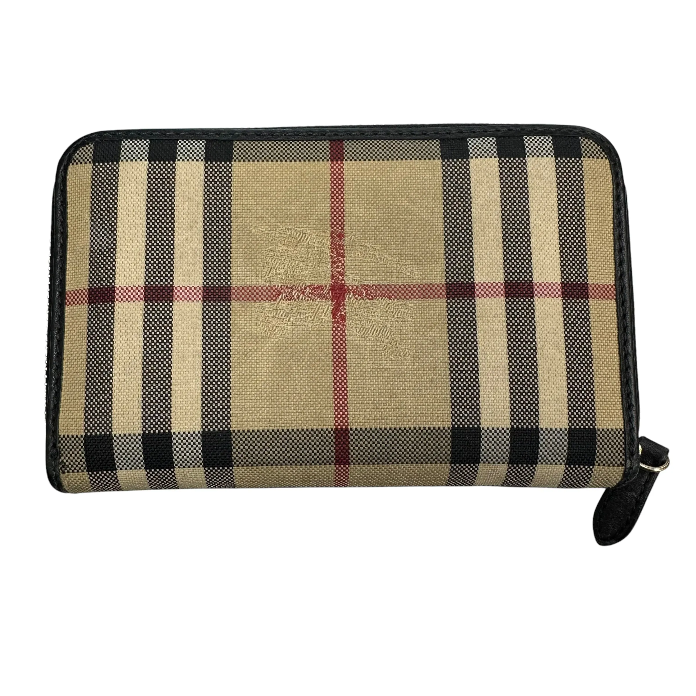 Sac à main et portefeuille de luxe Burberry en couleur tan, taille : petit