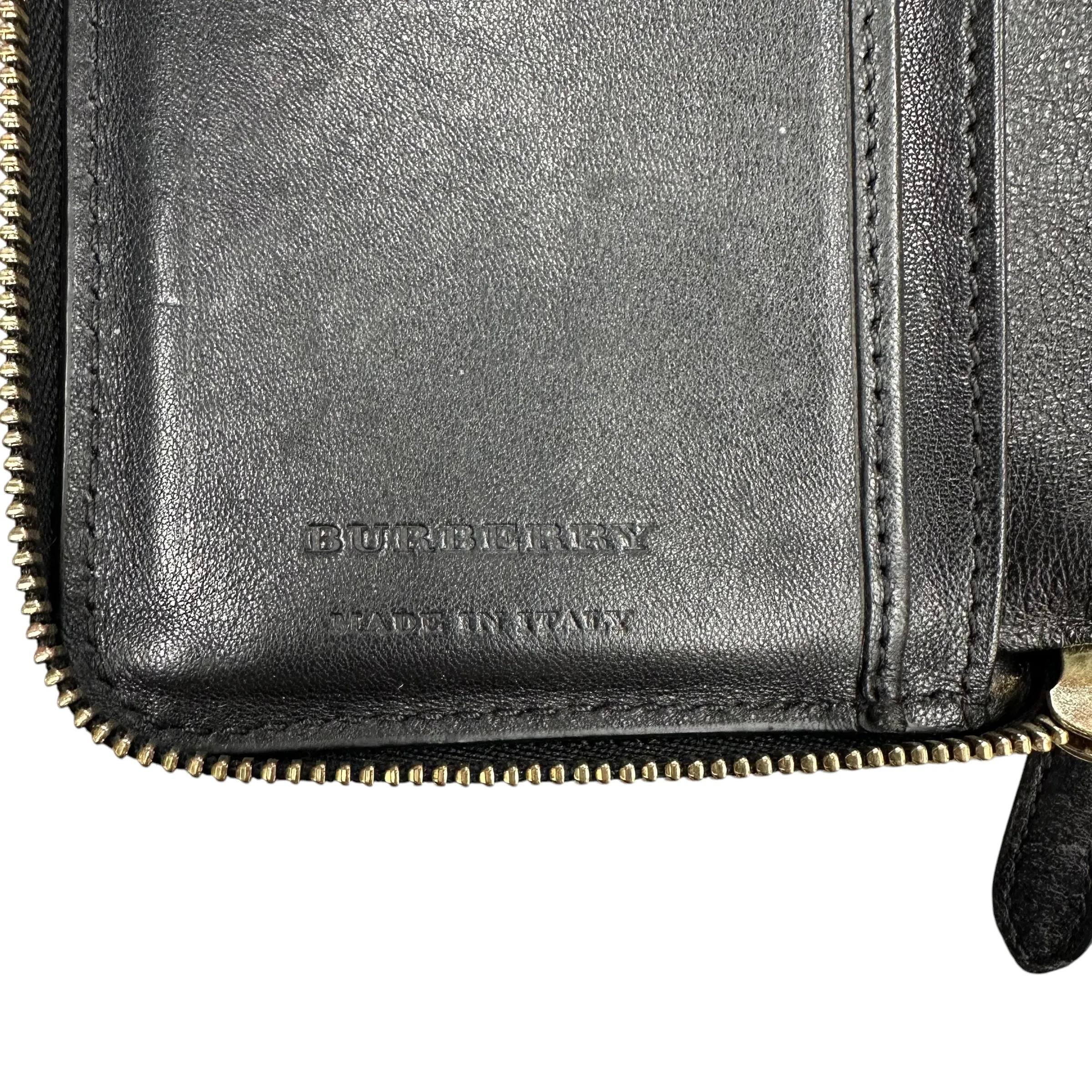 Sac à main et portefeuille de luxe Burberry en couleur tan, taille : petit