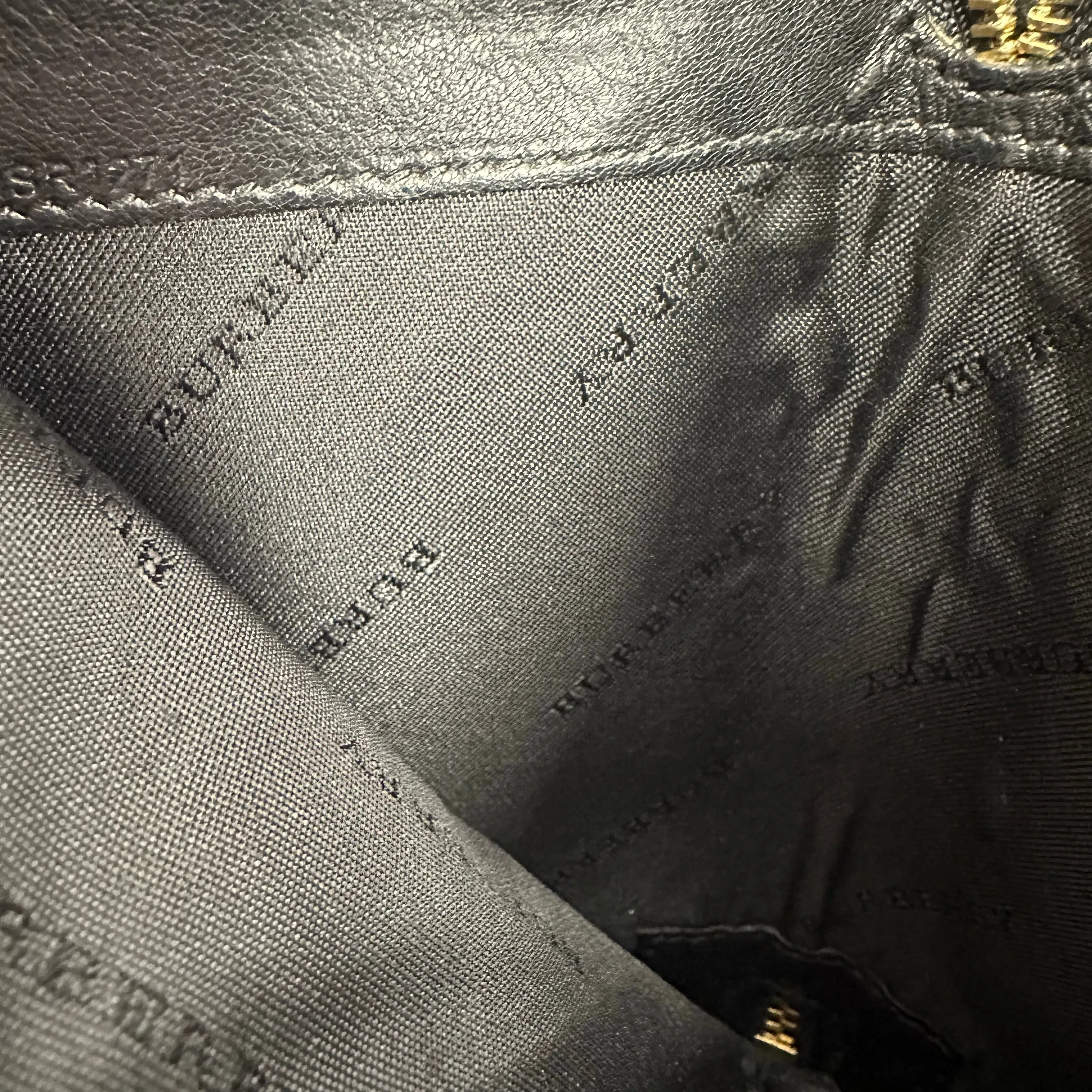 Sac à main et portefeuille de luxe Burberry en couleur tan, taille : petit
