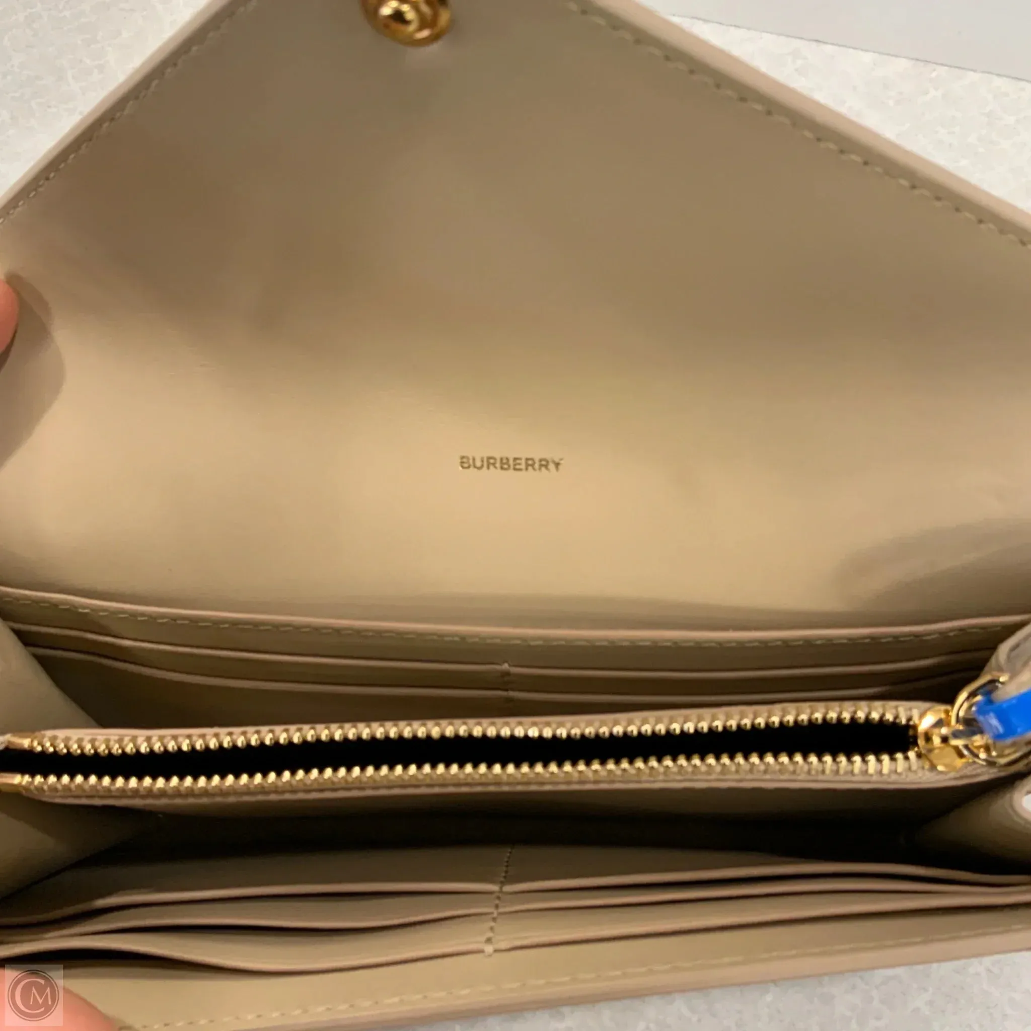 Sac à main Burberry Portefeuille de luxe créateur par Burberry, Taille : Grand