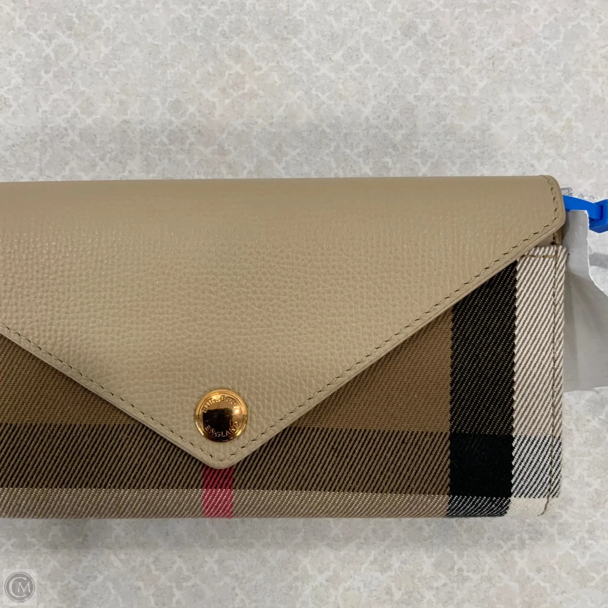 Sac à main Burberry Portefeuille de luxe créateur par Burberry, Taille : Grand