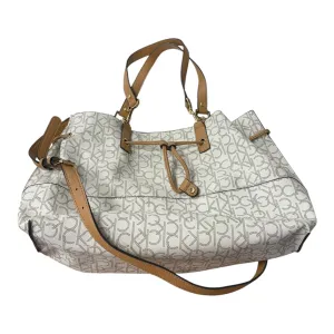 Sac à main Calvin Klein en couleur crème, taille : Grand