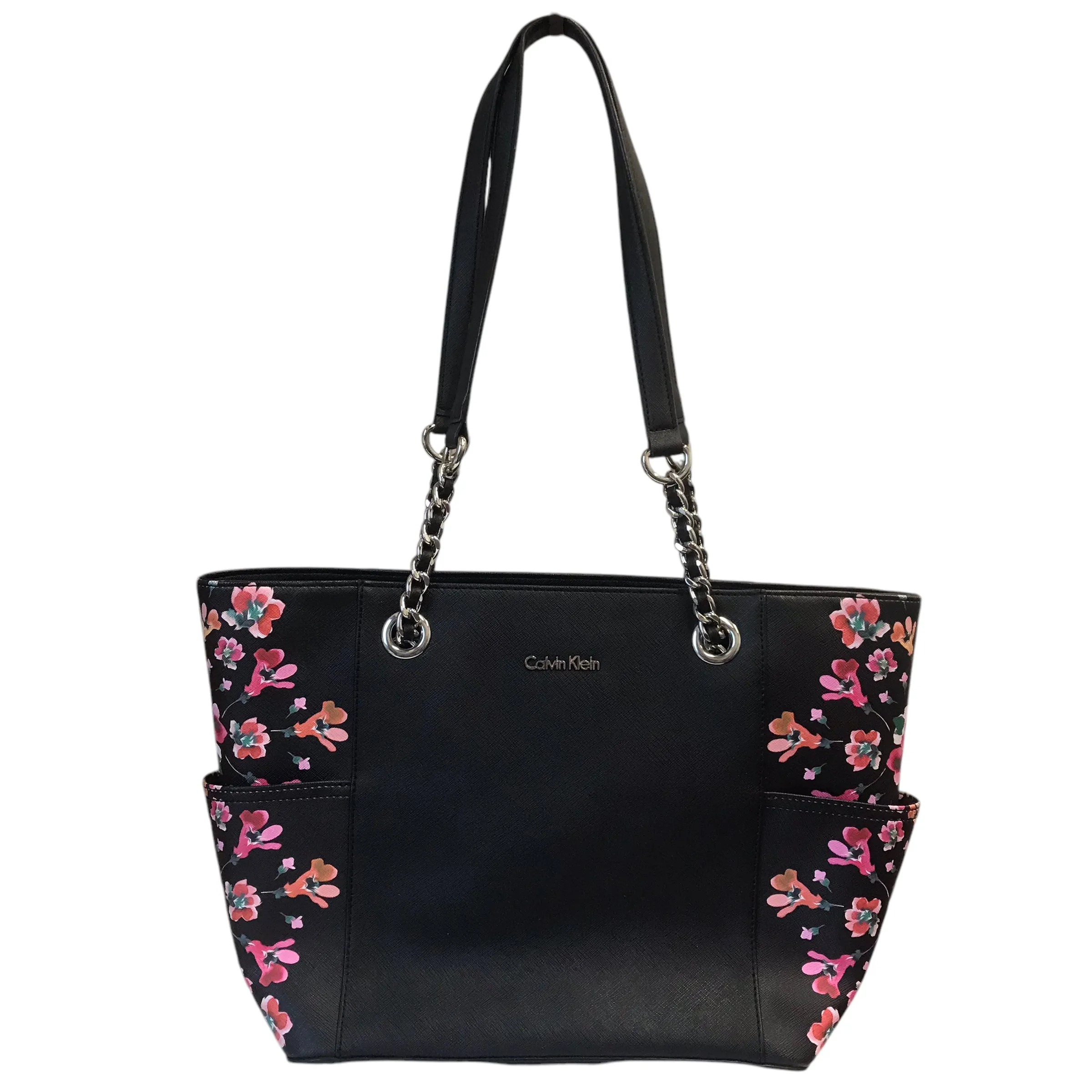 Sac à main Calvin Klein en imprimé floral, taille : Grand