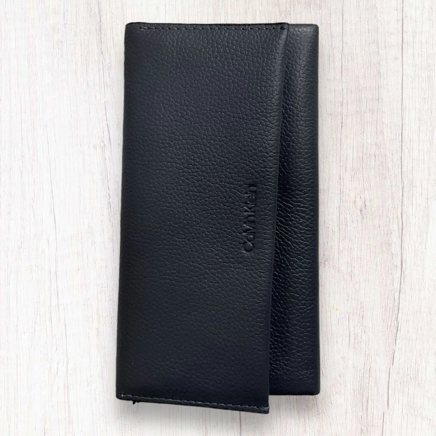 Portefeuille en cuir Calvin Klein, taille petit