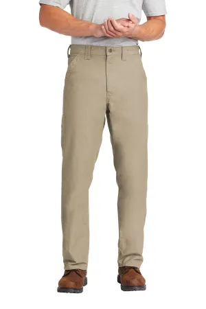 Salopettes de travail en toile pour hommes Carhartt avec poches - Marron clair