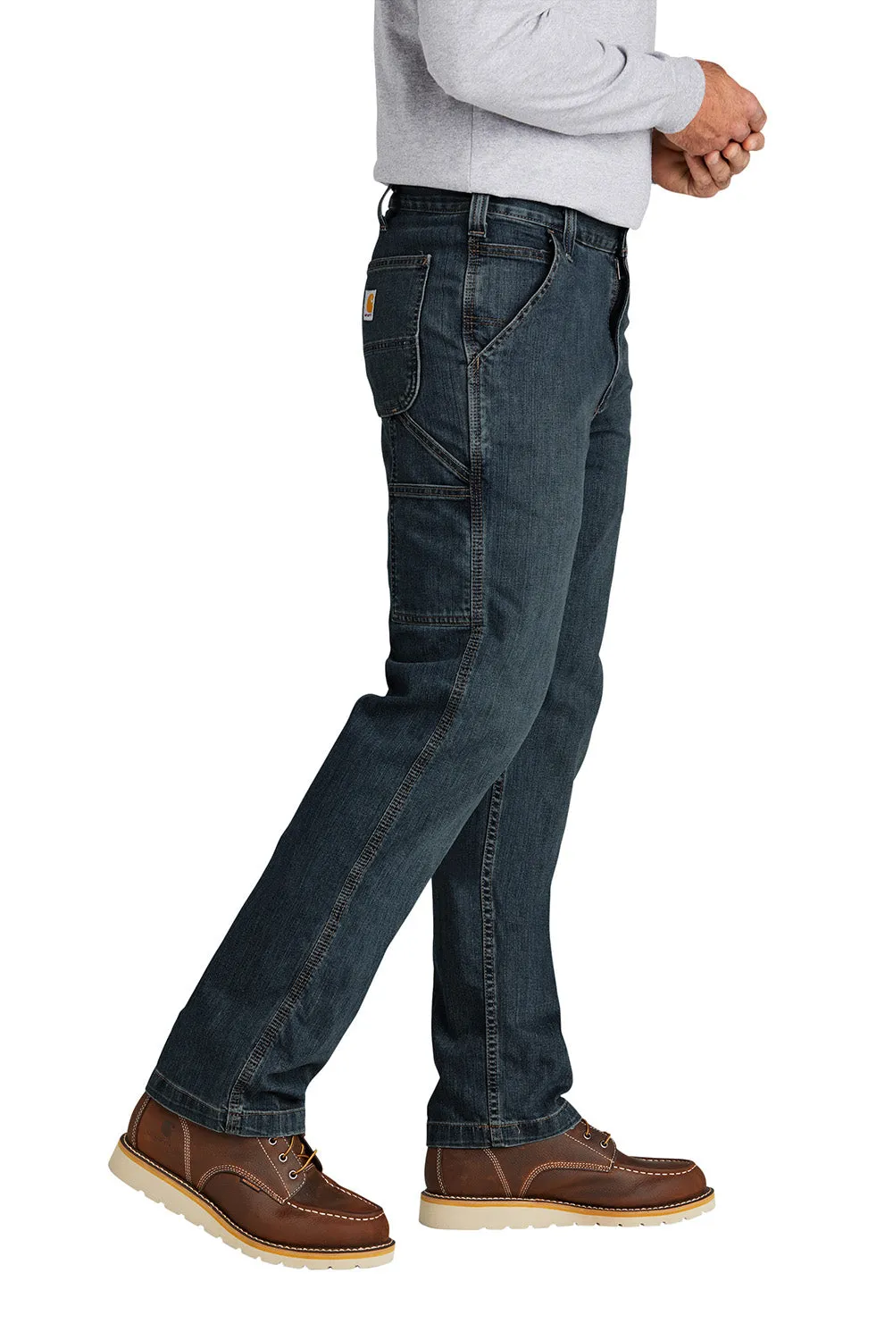 Carhartt Pantalon Utility Homme Rugged Flex avec Poches - Bleu Supérieur