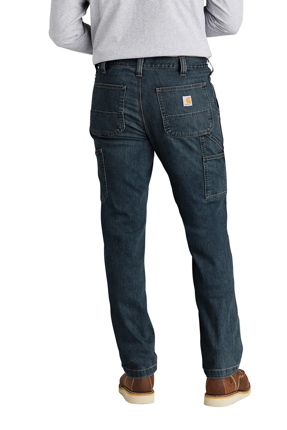 Carhartt Pantalon Utility Homme Rugged Flex avec Poches - Bleu Supérieur