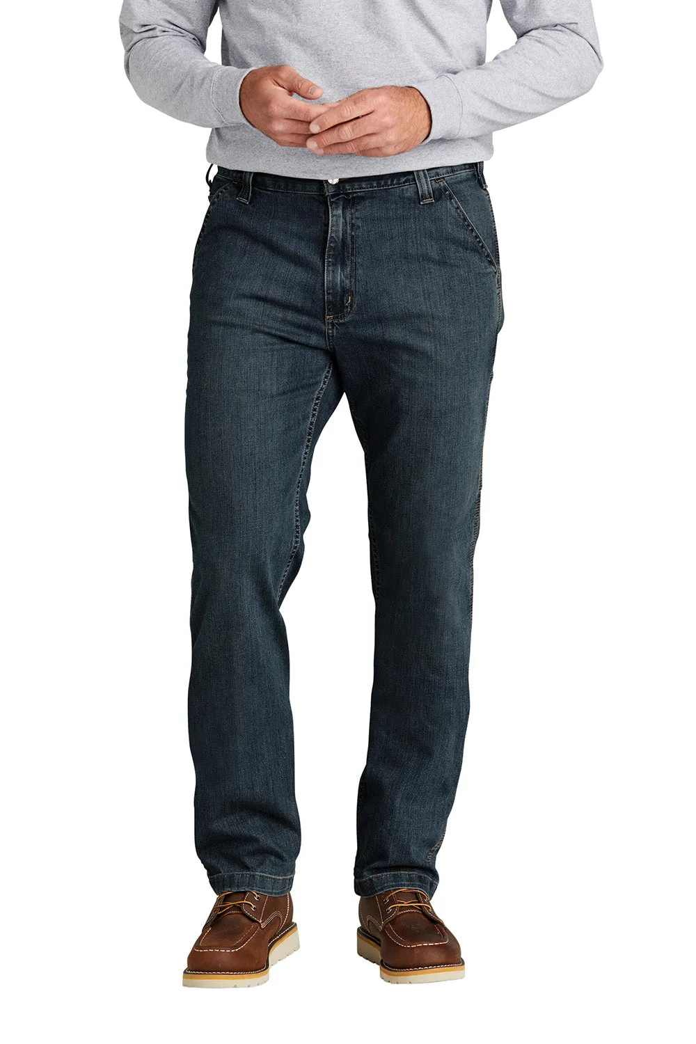 Carhartt Pantalon Utility Homme Rugged Flex avec Poches - Bleu Supérieur