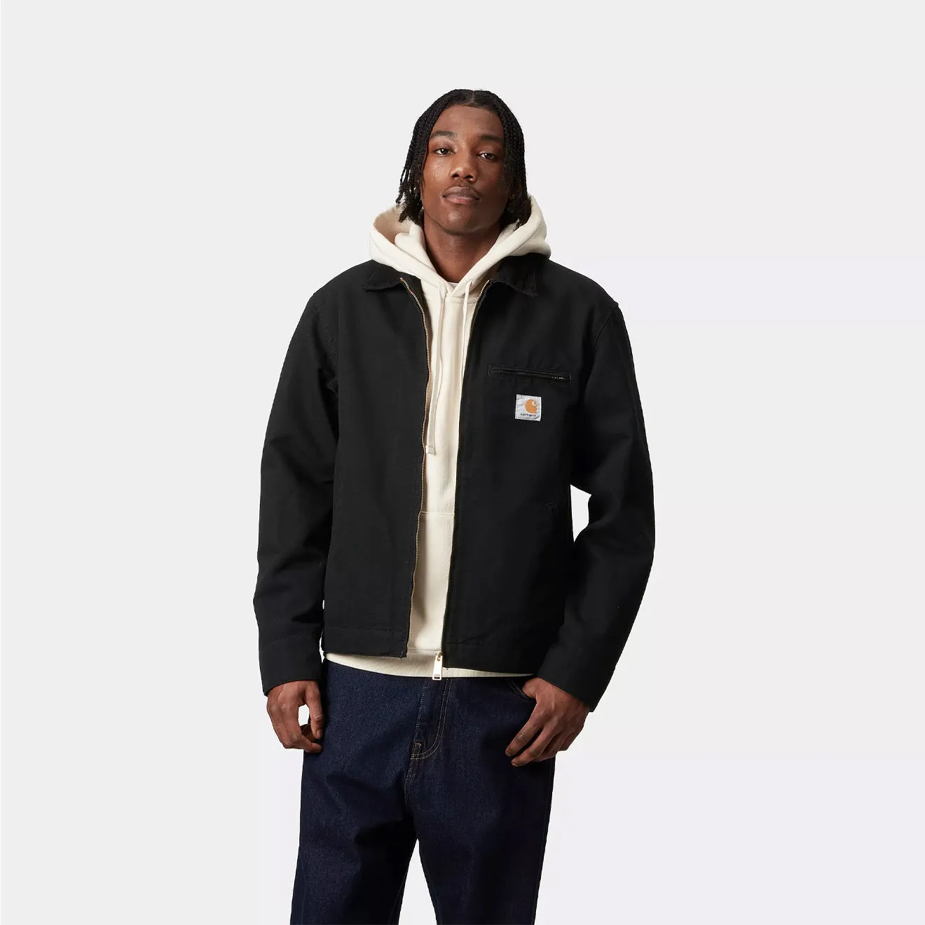Carhartt WIP Veste Detroit Noir / Noir Lavé