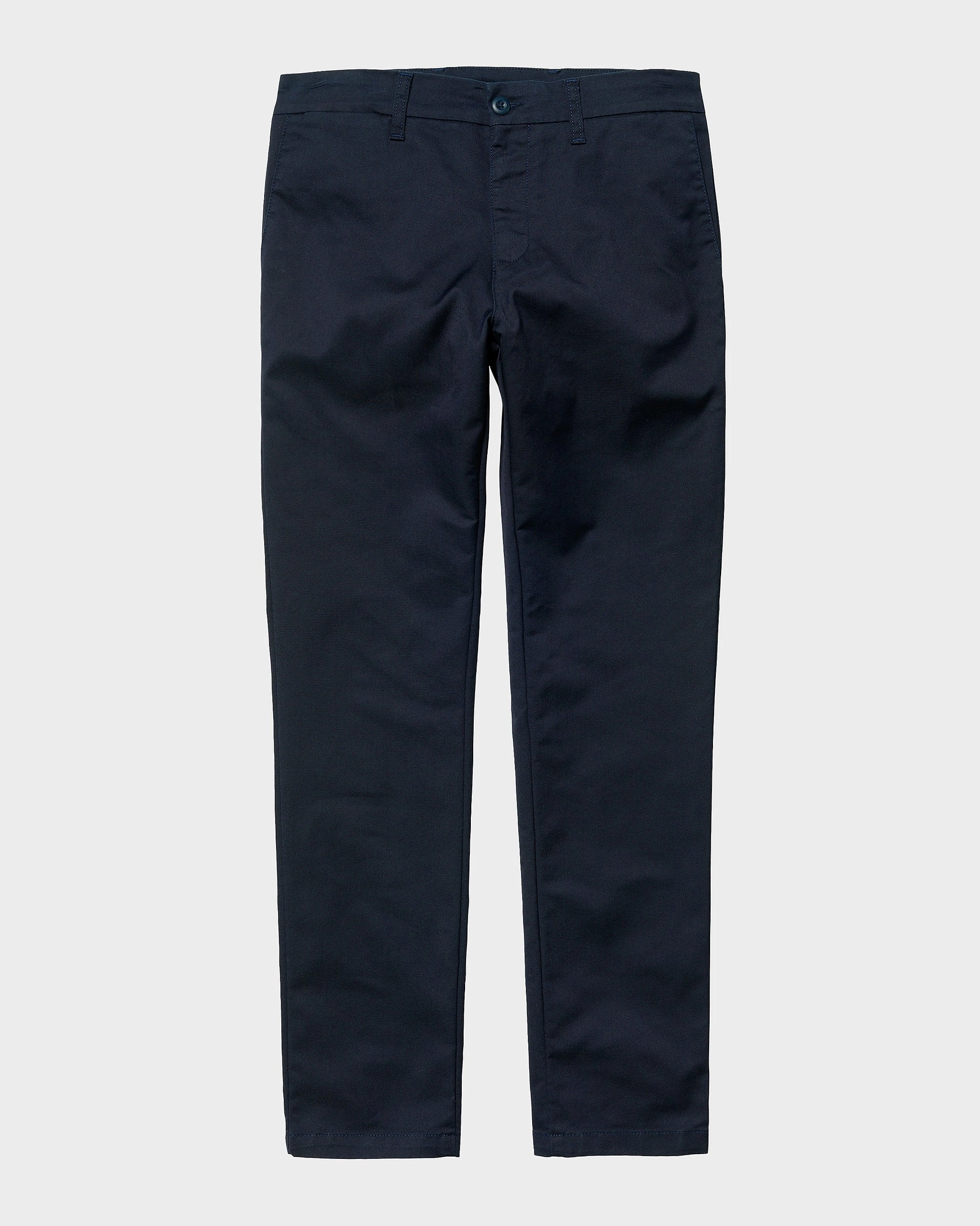Carhartt WIP Sid Pant Slim Chino Homme Effilé - Bleu Marine Foncé Lavé