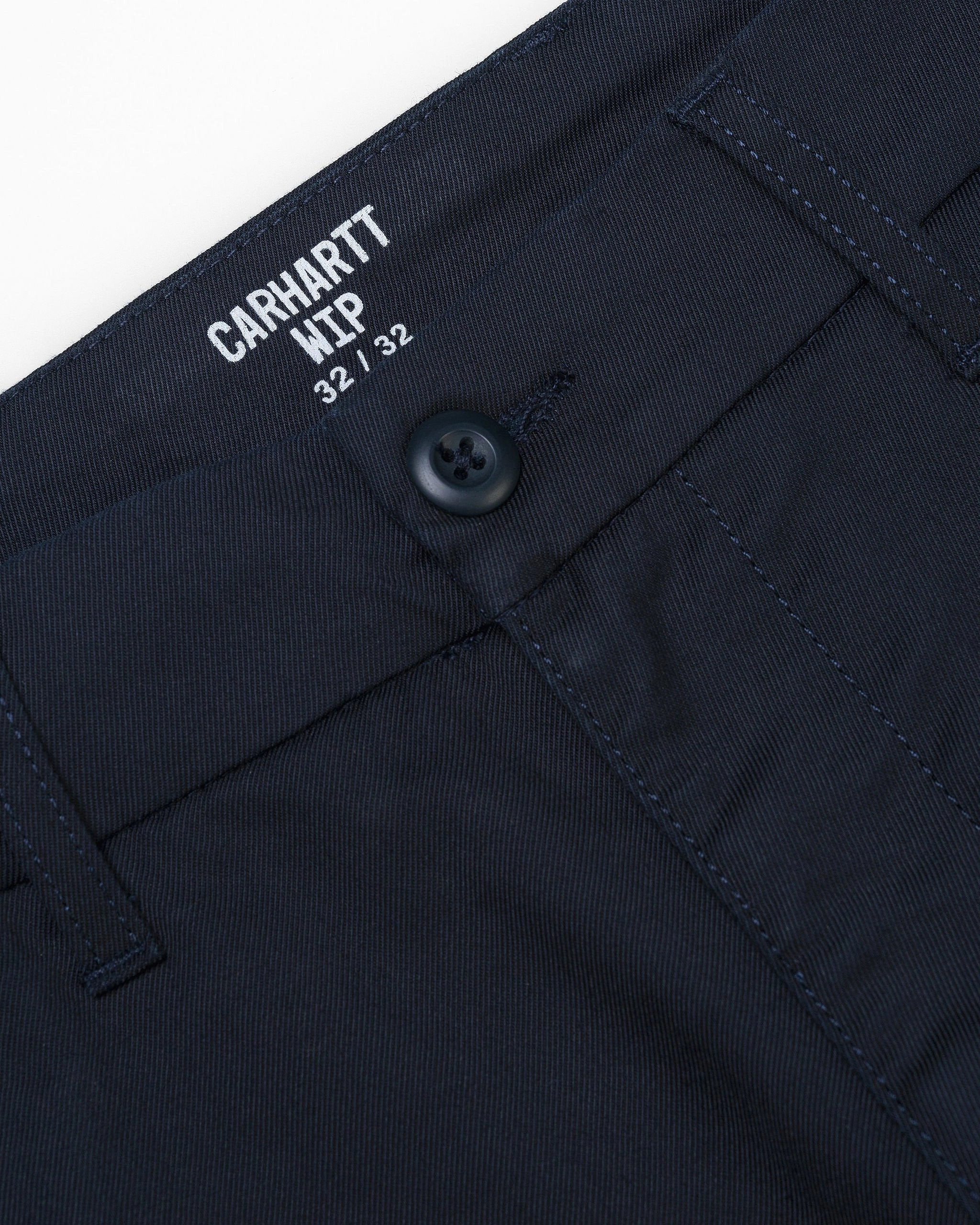 Carhartt WIP Sid Pant Slim Chino Homme Effilé - Bleu Marine Foncé Lavé