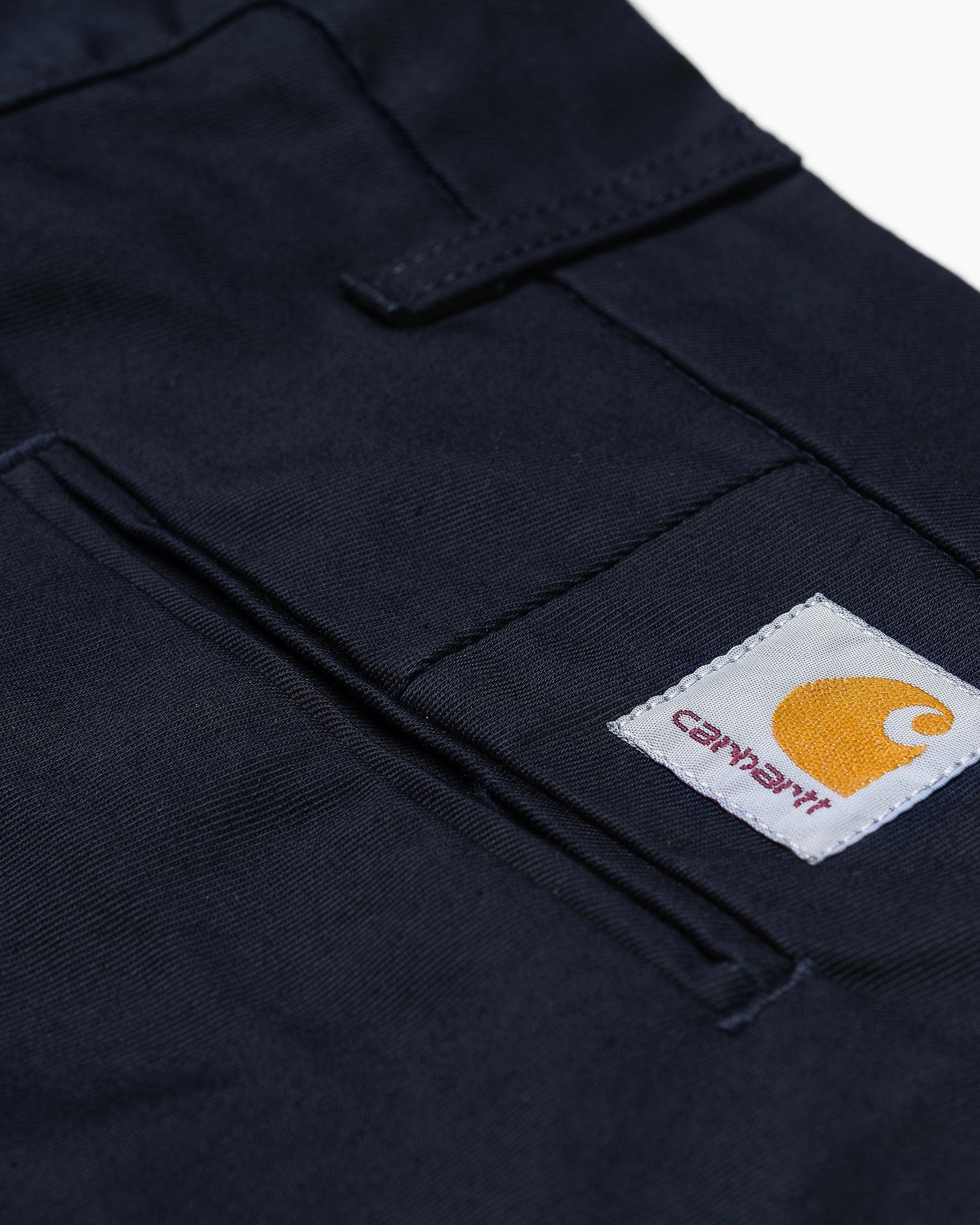 Carhartt WIP Sid Pant Slim Chino Homme Effilé - Bleu Marine Foncé Lavé