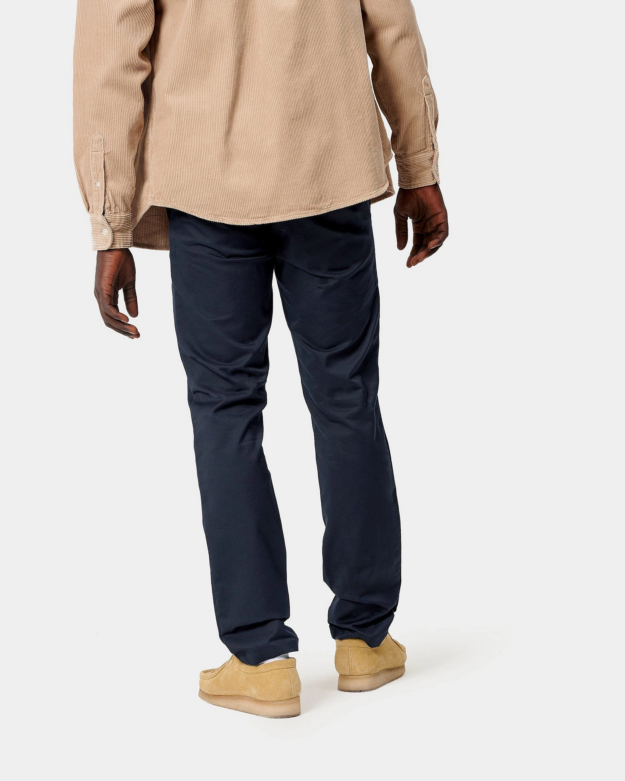 Carhartt WIP Sid Pant Slim Chino Homme Effilé - Bleu Marine Foncé Lavé