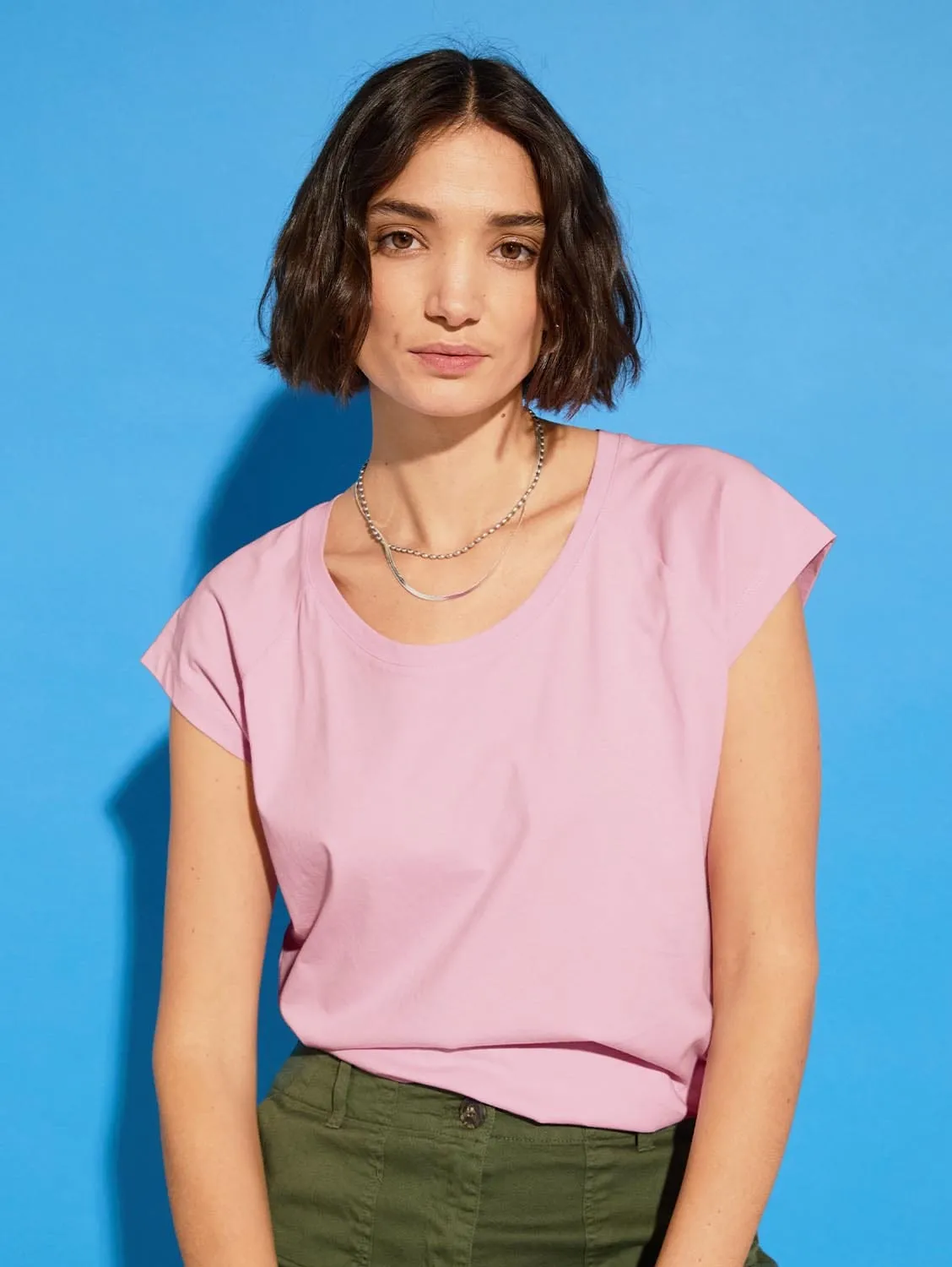 Catherine T-shirt en Coton Bio | Floraison