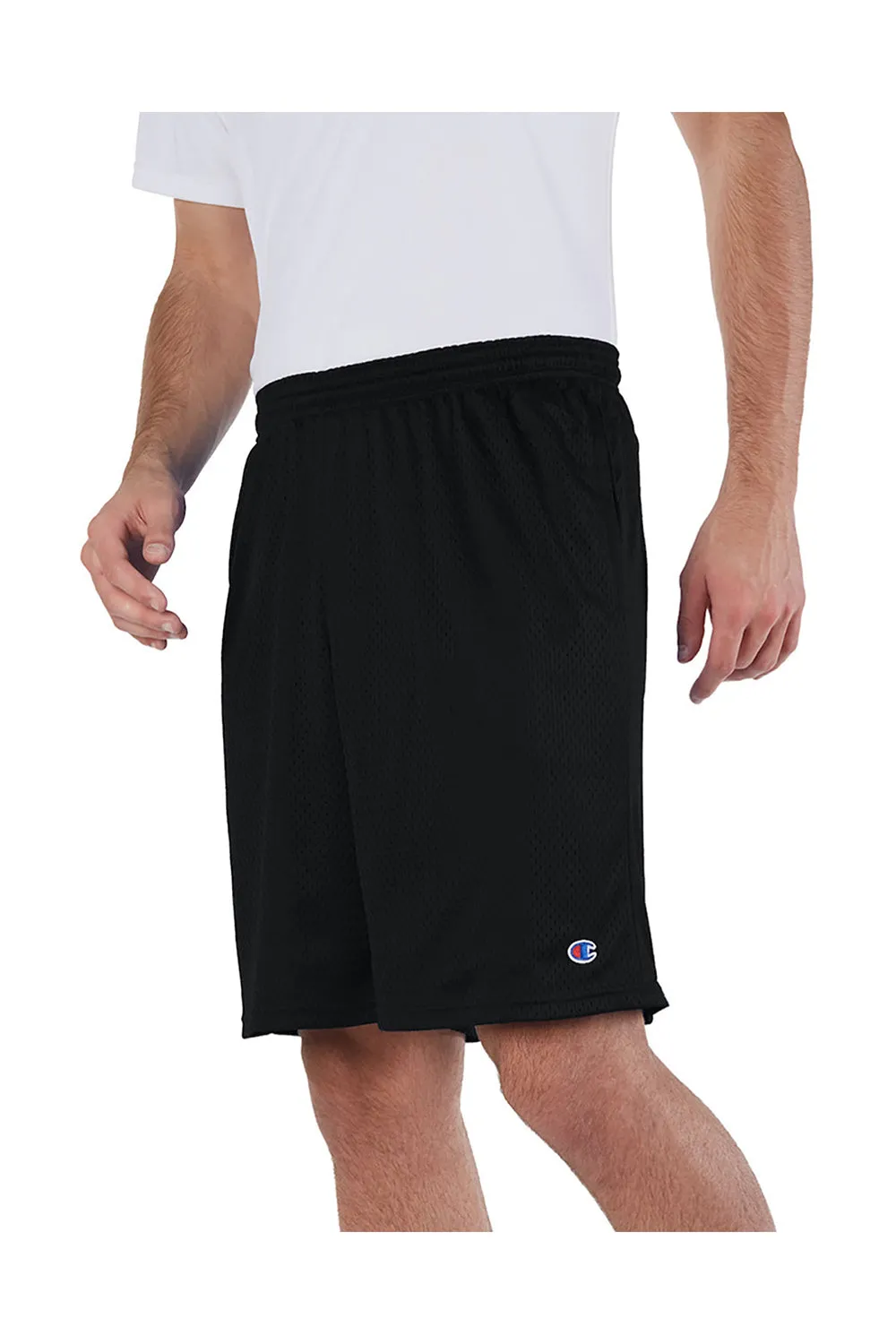 Short de sport pour hommes Champion avec poches et mesh - Noir
