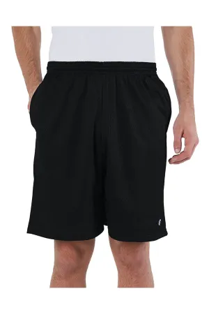 Short de sport pour hommes Champion avec poches et mesh - Noir