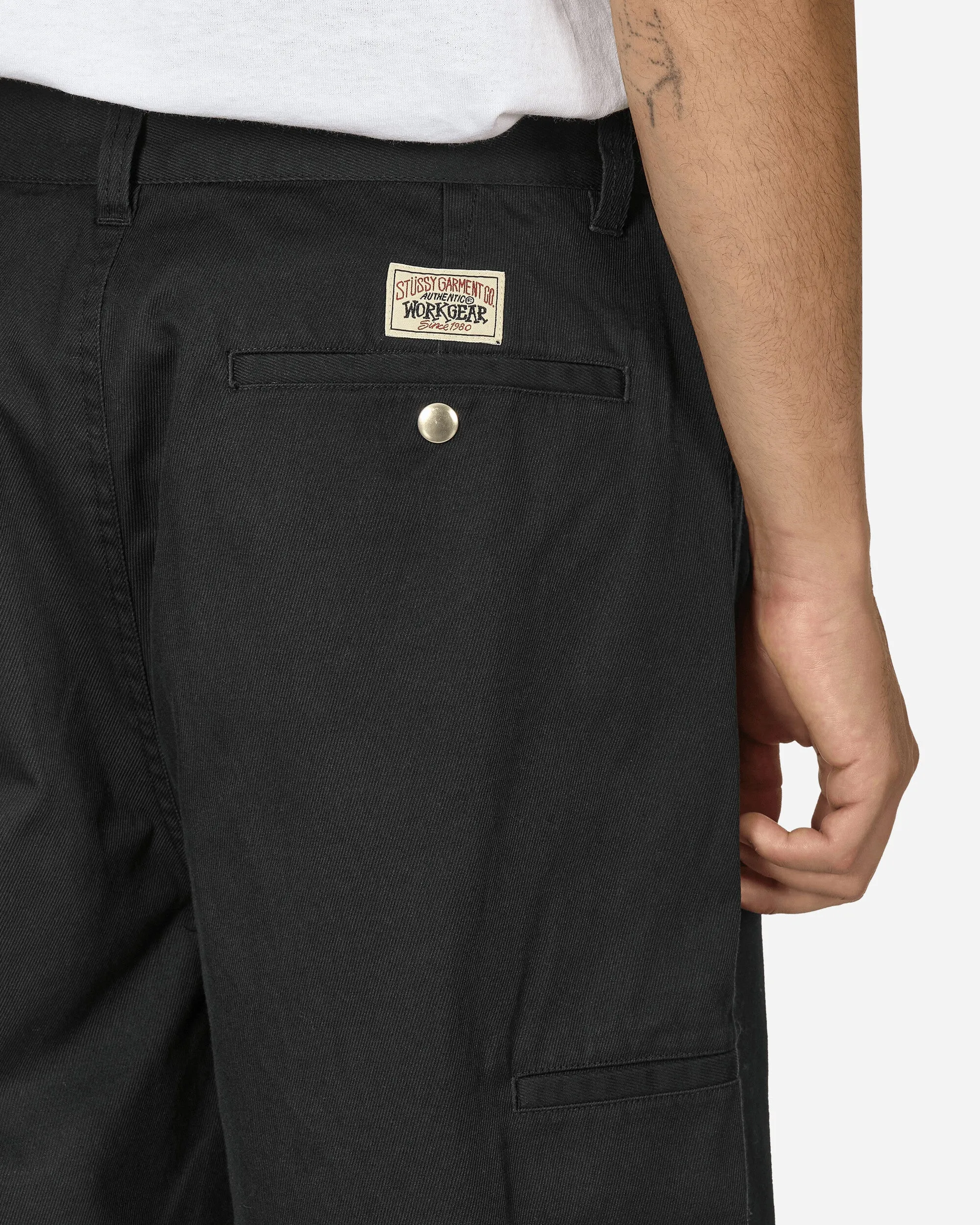 Short de travail Chino Noir