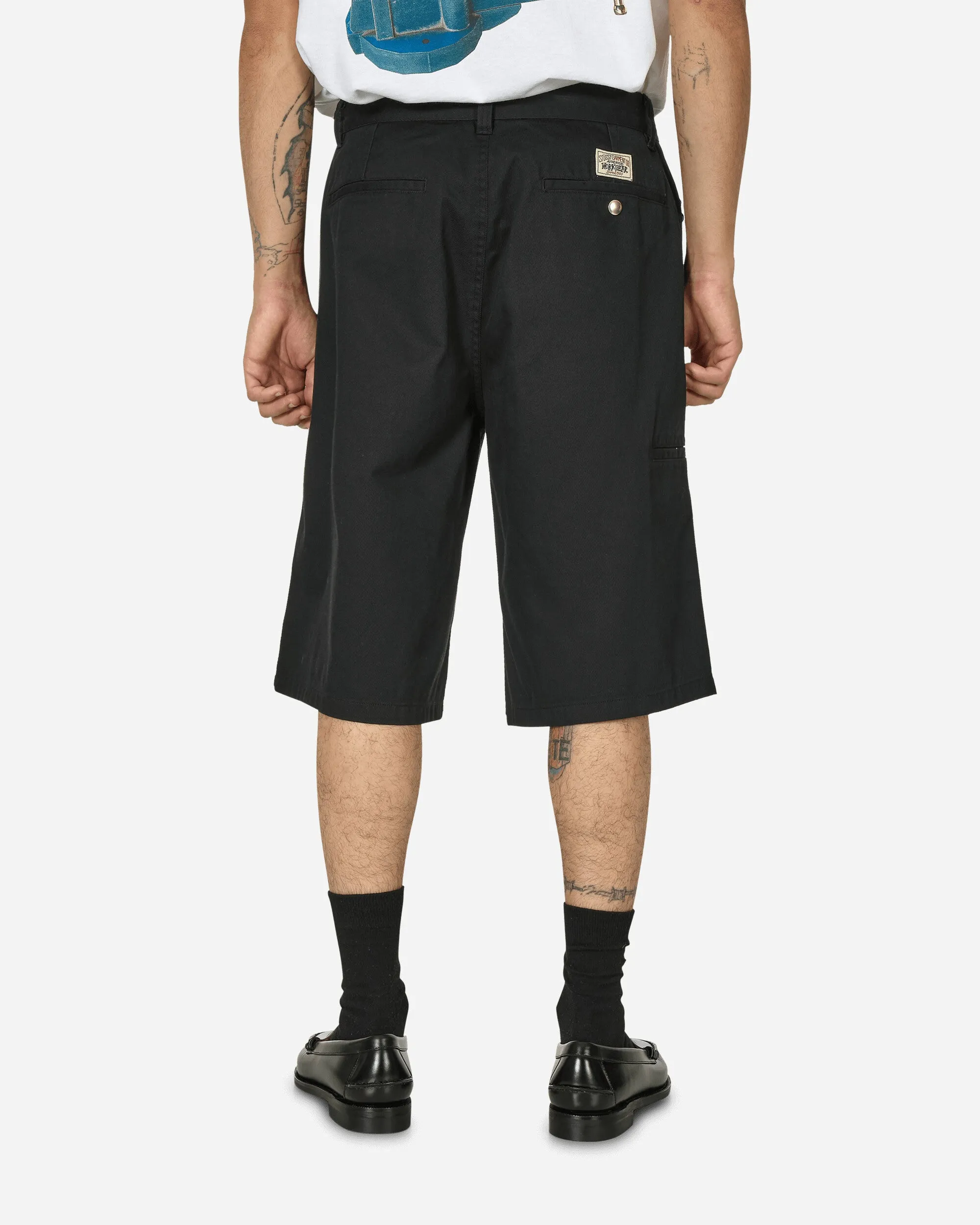 Short de travail Chino Noir