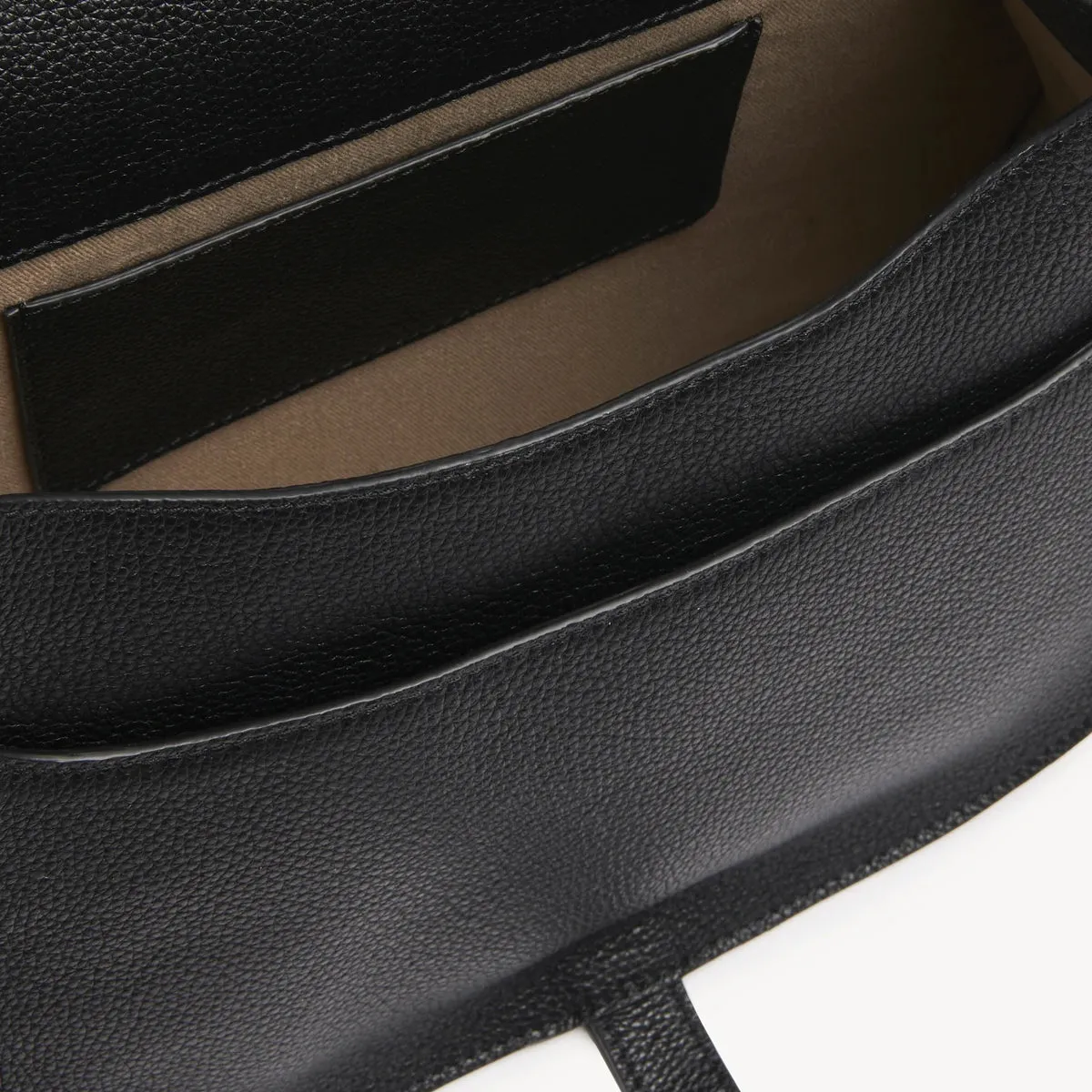 Chloé Sac Marcie Medium Satchel, Noir Ton sur Ton