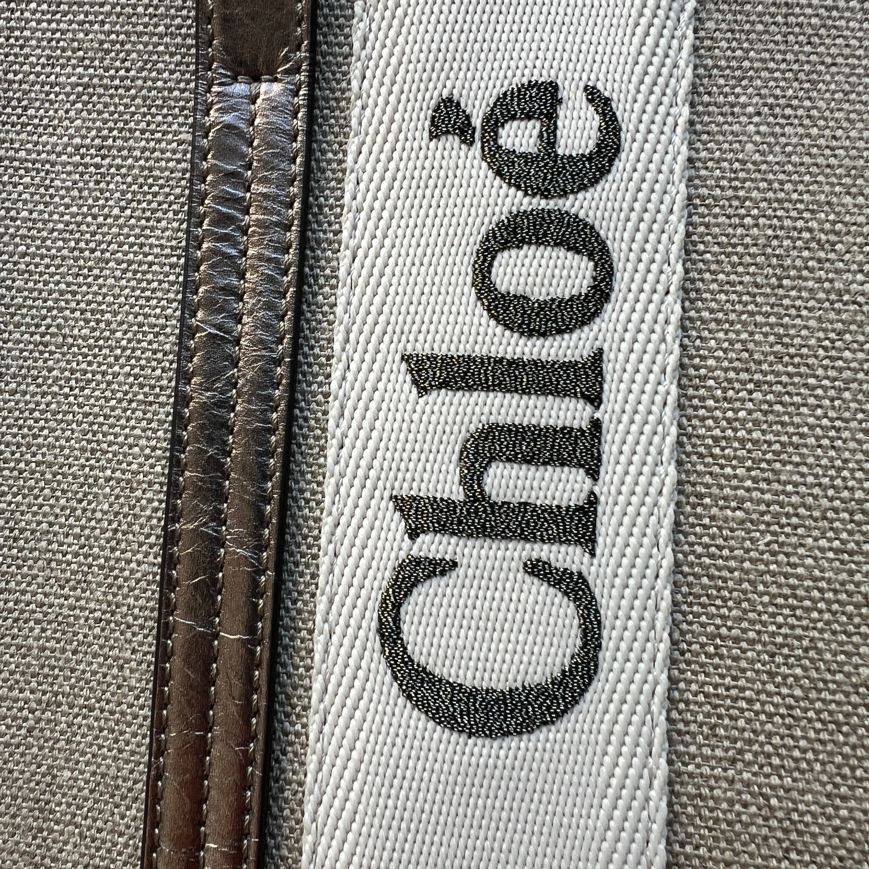 Chloé Sac Woody Tote Medium, Gris Métallisé
