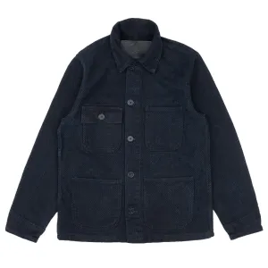 Veste de travail - Sashiko indigo