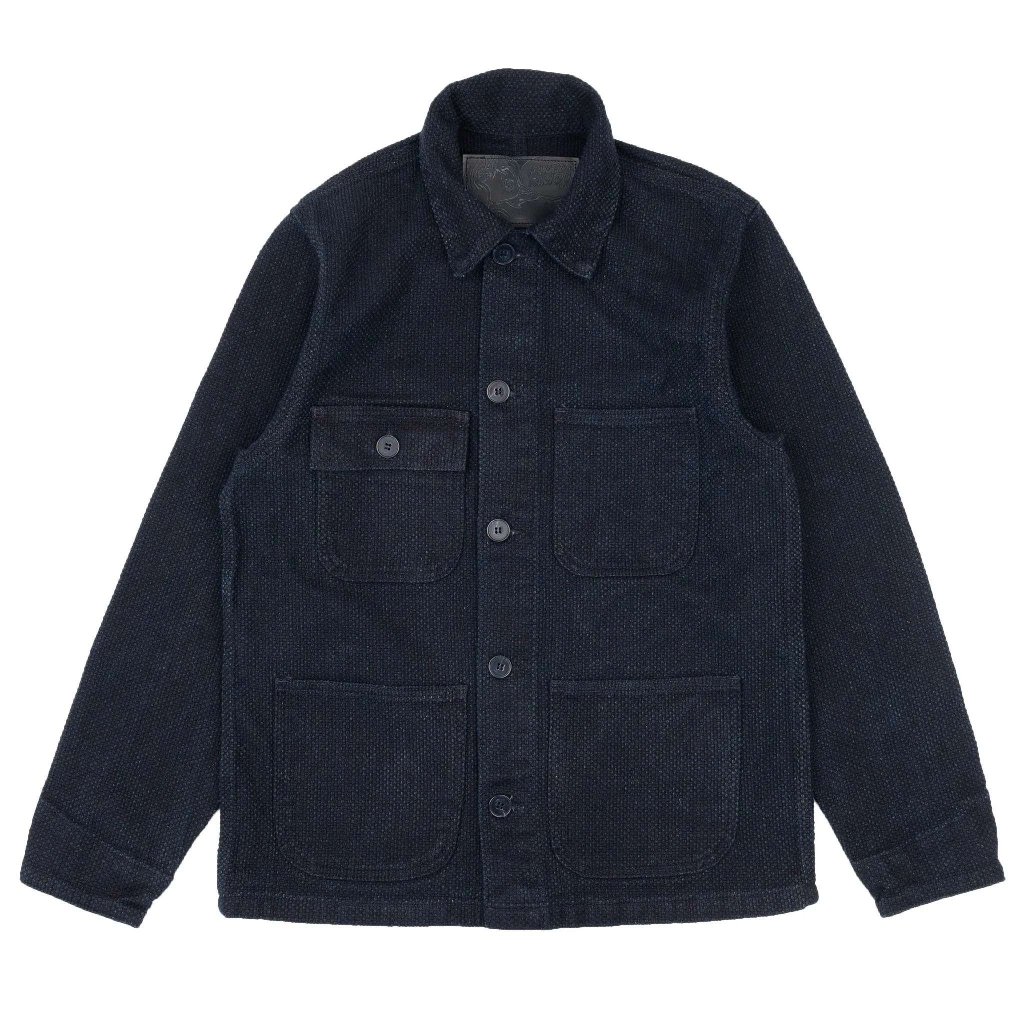 Veste de travail - Sashiko indigo