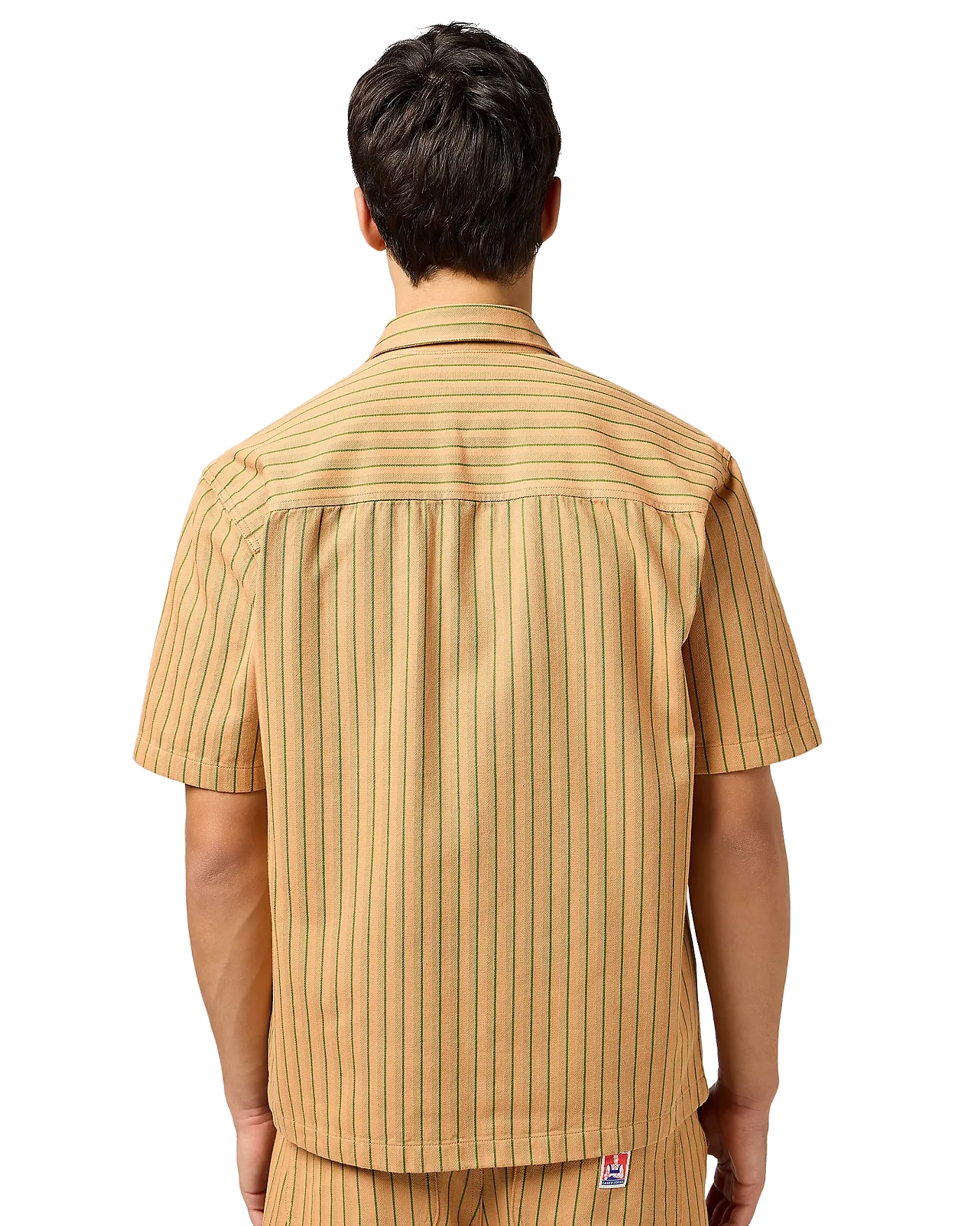 Chemise mécanique CJ à rayures orange