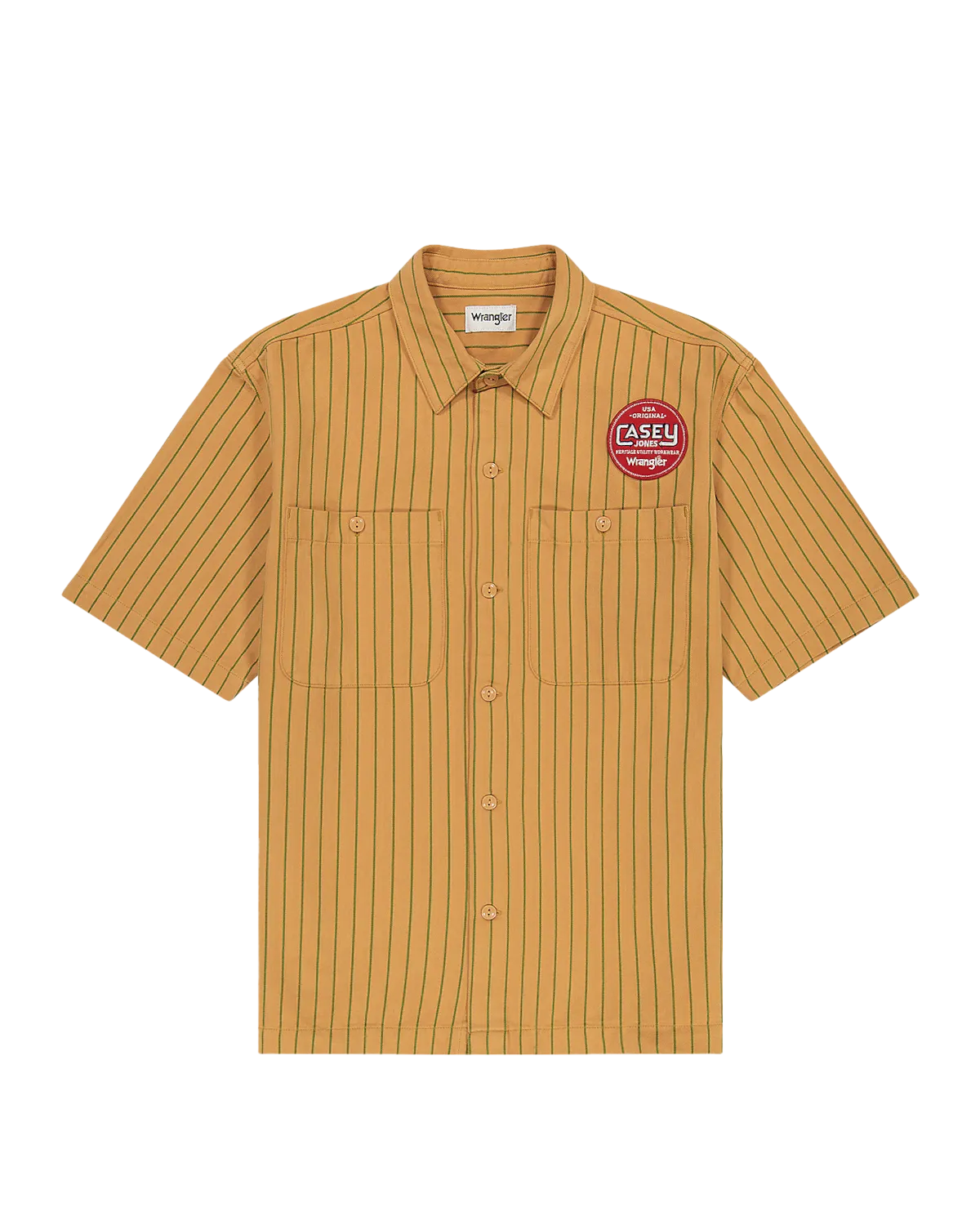 Chemise mécanique CJ à rayures orange
