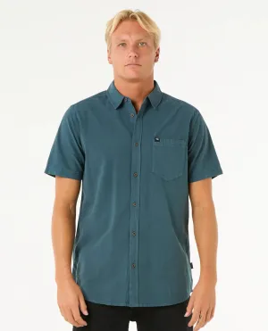 Chemise classique surf lavée en nuit pin