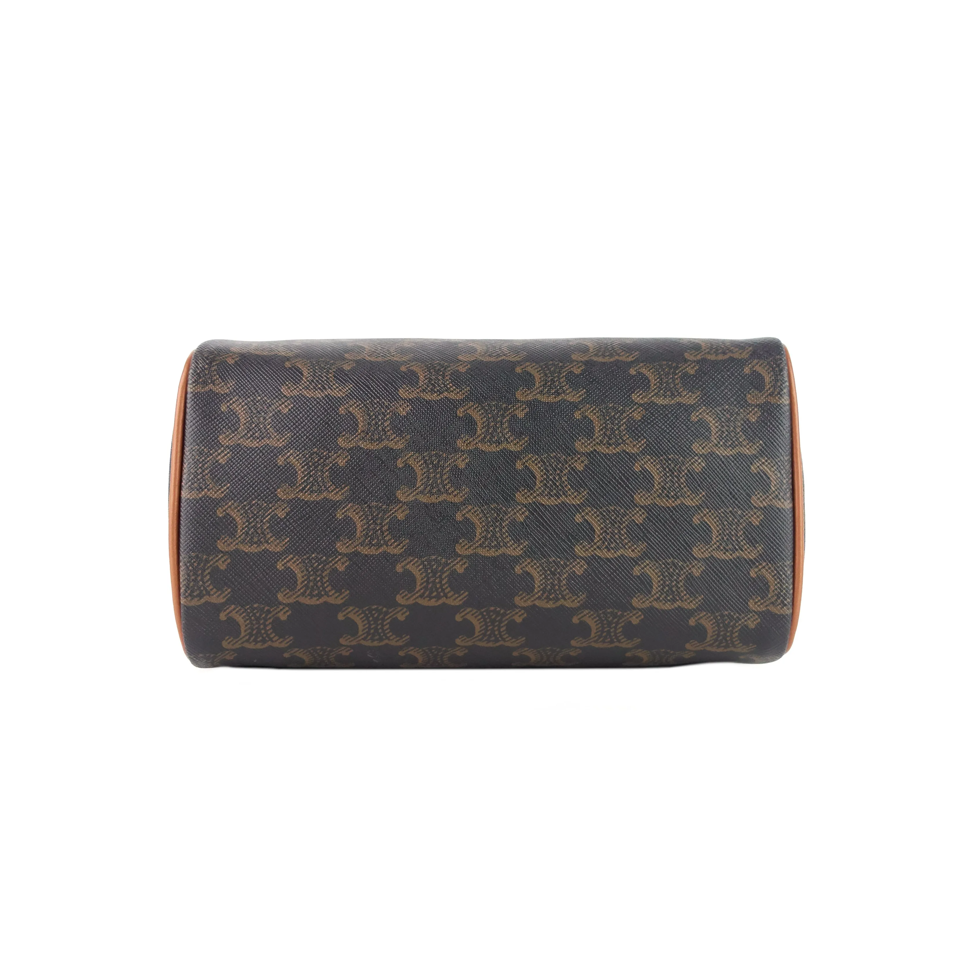 Sac Boston Small Triomphe en toile Céline