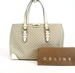 Sac Céline en Toile avec Garniture Ivoire