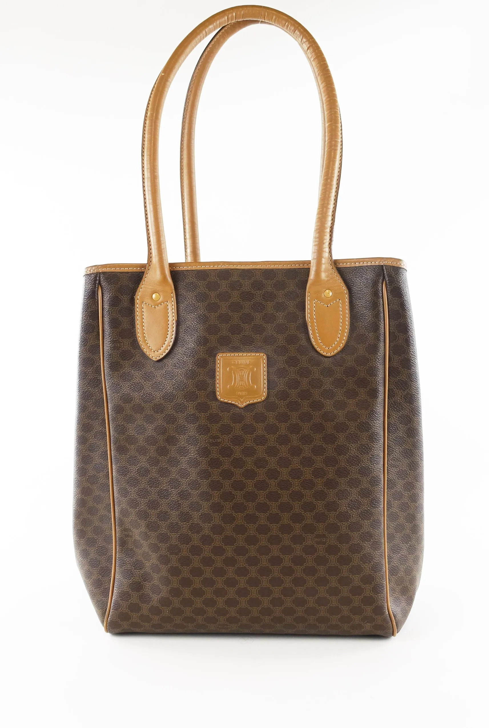 Sac Céline en Toile Enduite Tote Bag