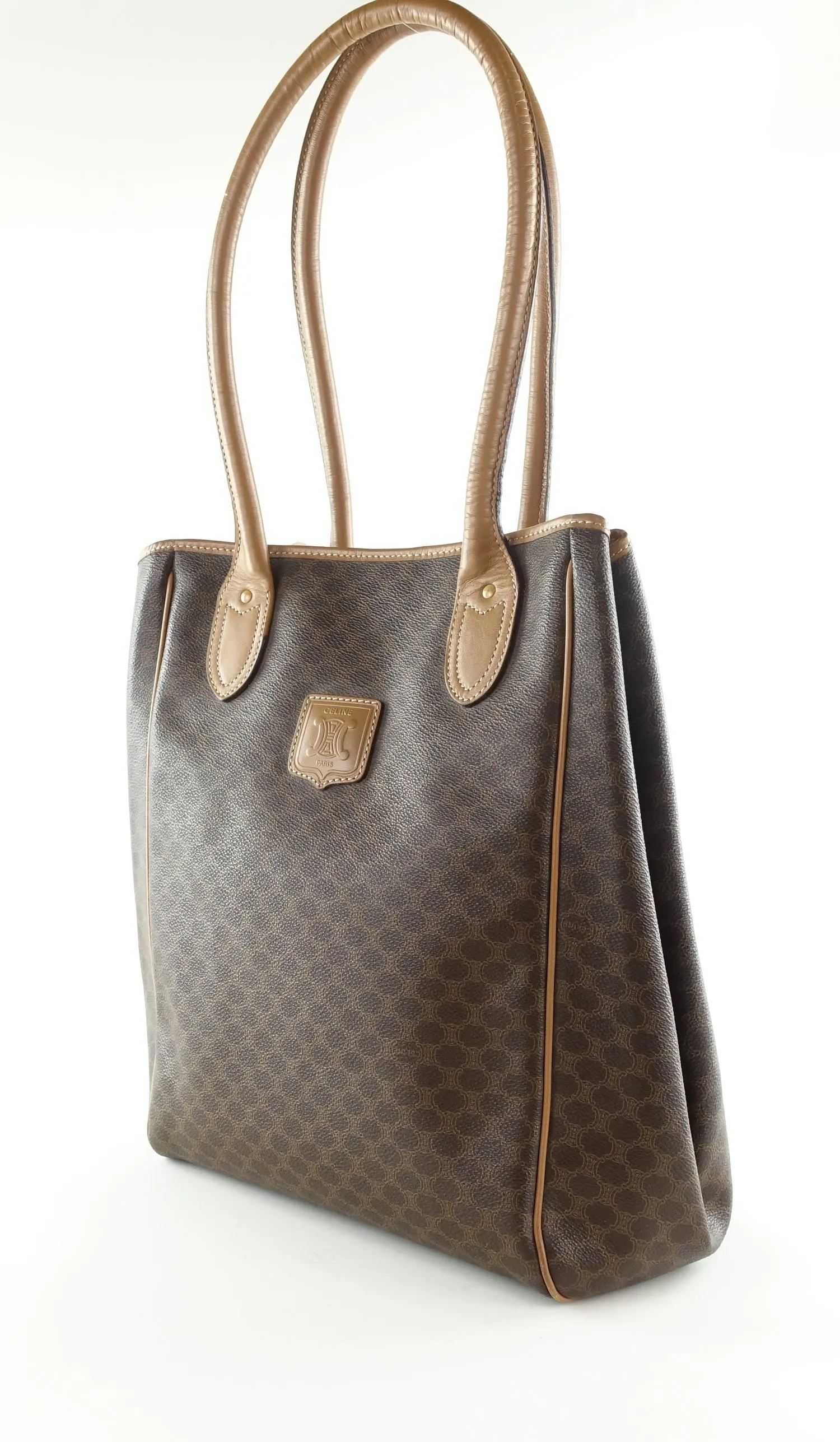 Sac Céline en Toile Enduite Tote Bag