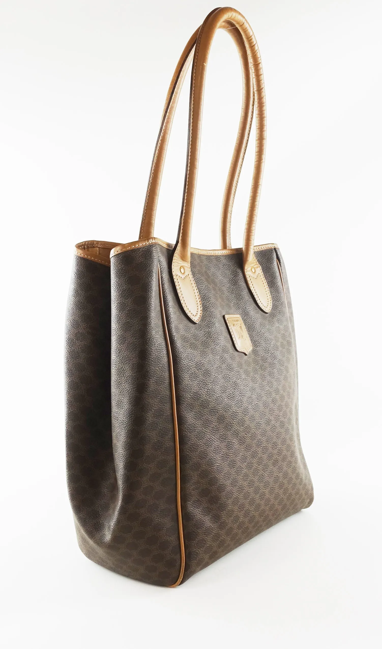 Sac Céline en Toile Enduite Tote Bag