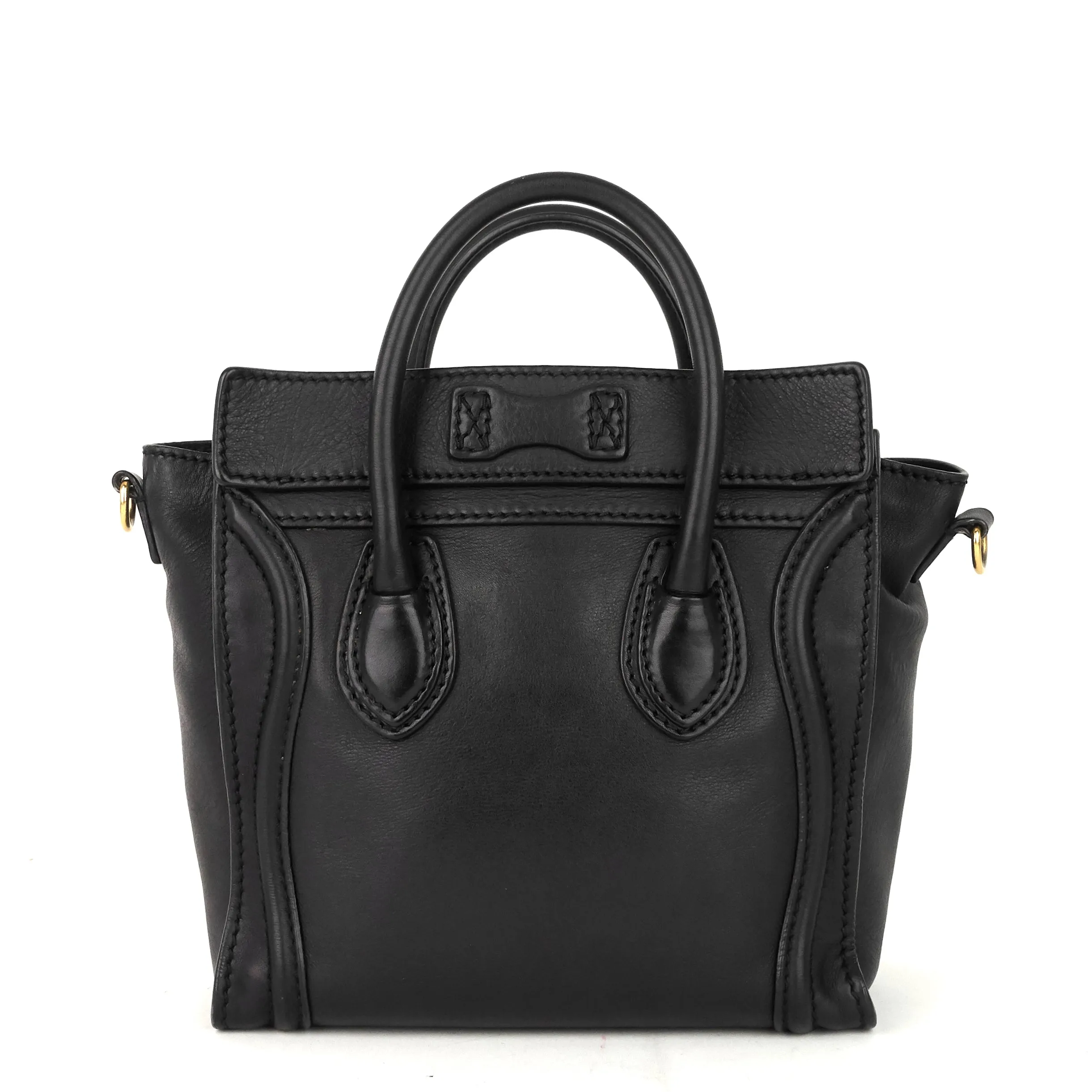 Sac Céline Nano Luggage en Cuir de Veau