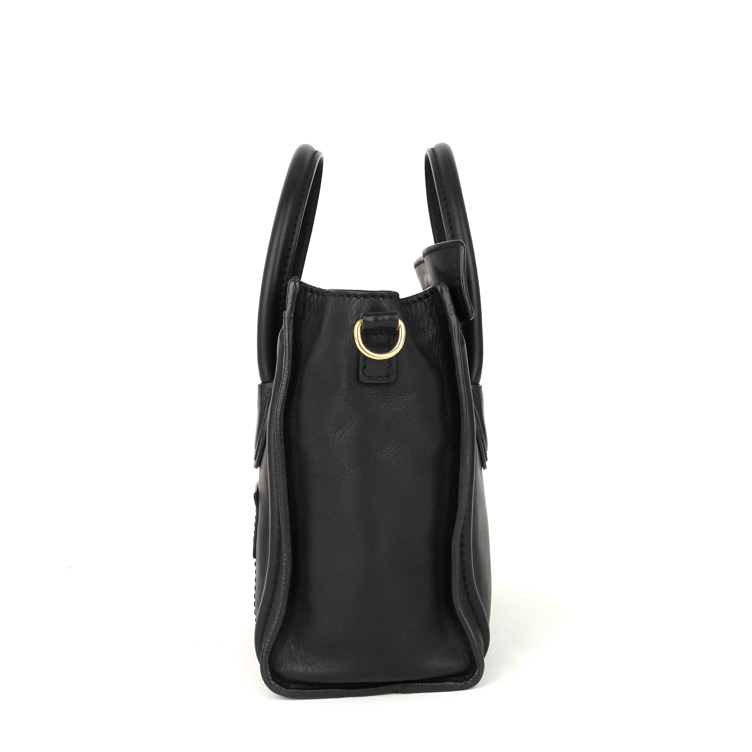 Sac Céline Nano Luggage en Cuir de Veau