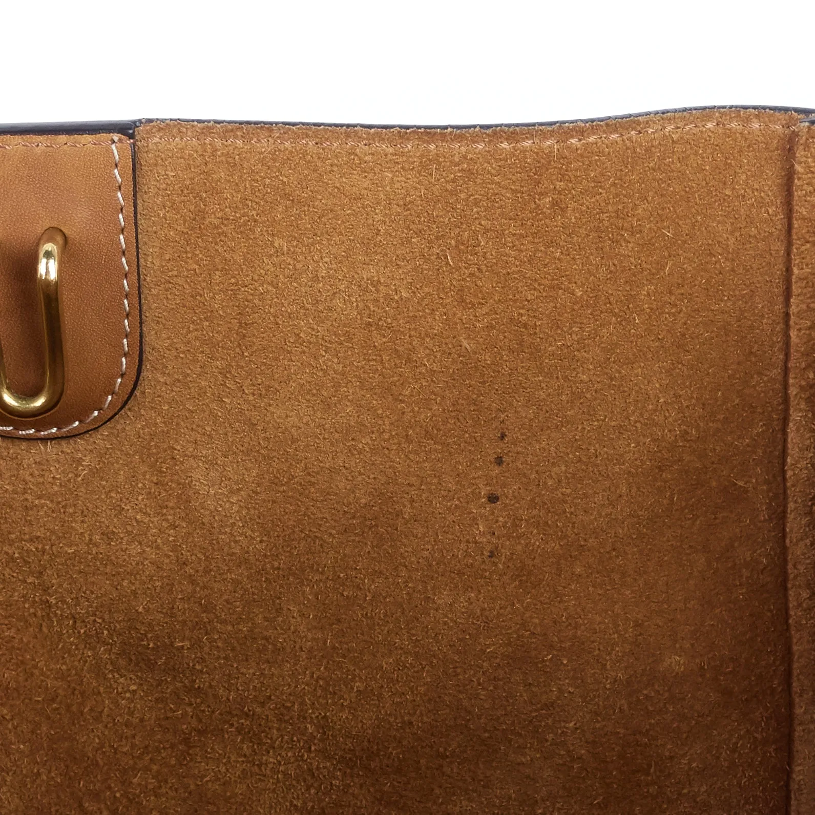 Sac Céline Sangle Large en cuir de veau naturel