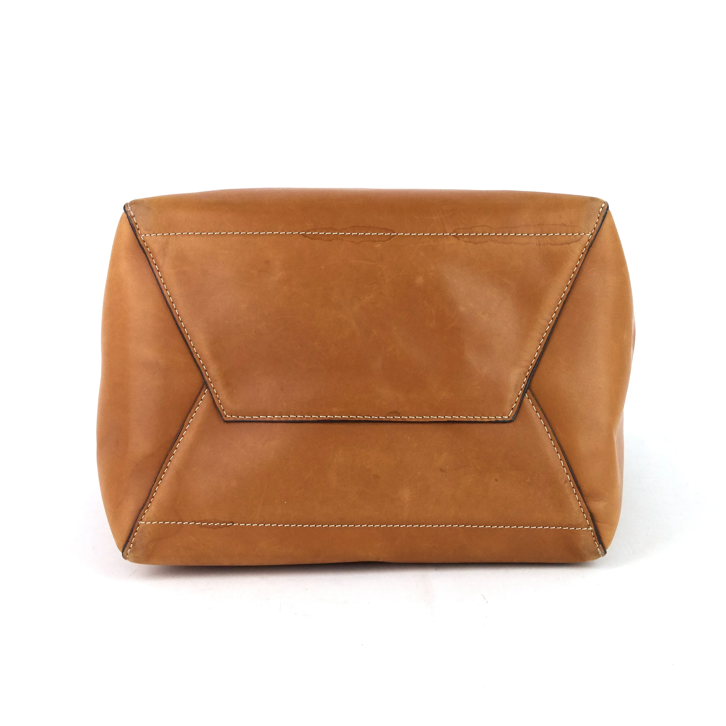 Sac Céline Sangle Large en cuir de veau naturel