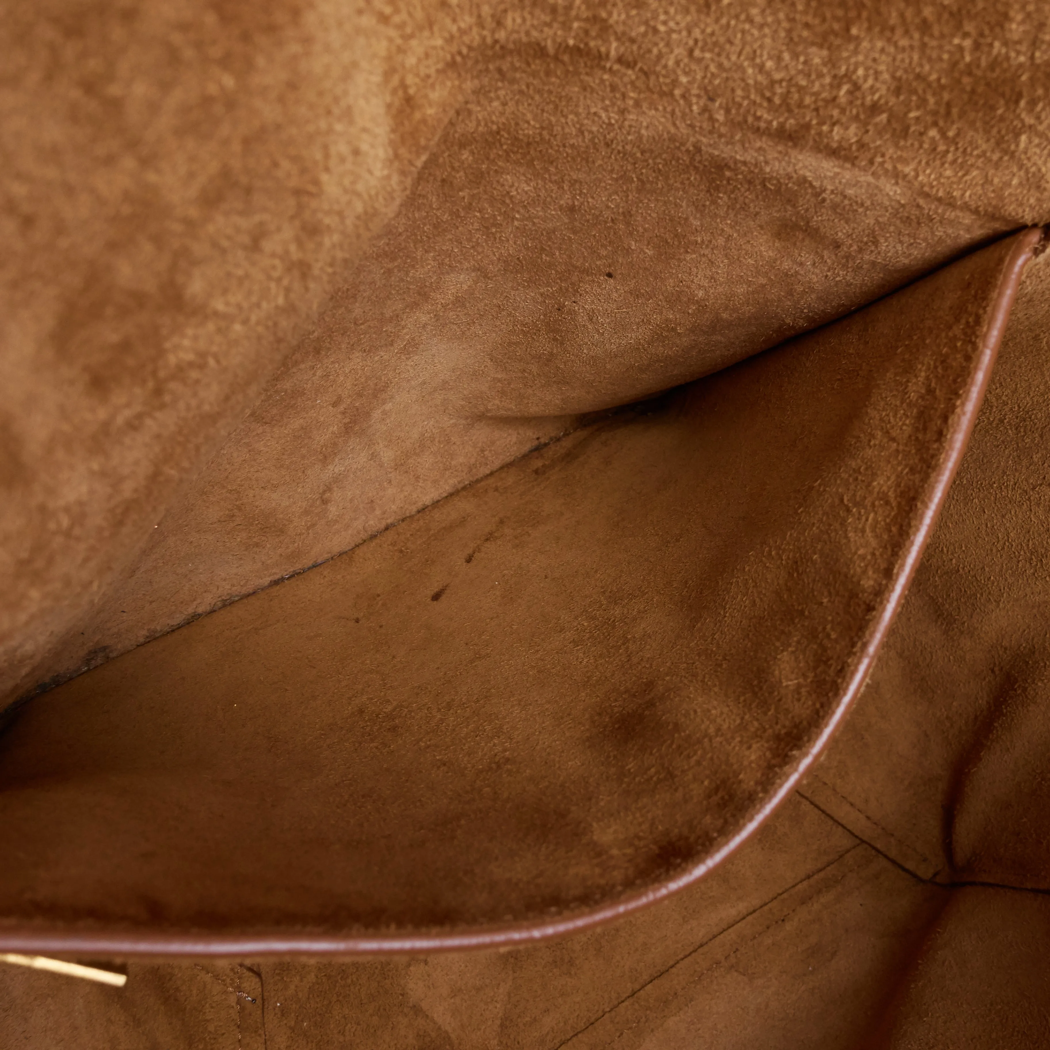 Sac Céline Sangle Large en cuir de veau naturel