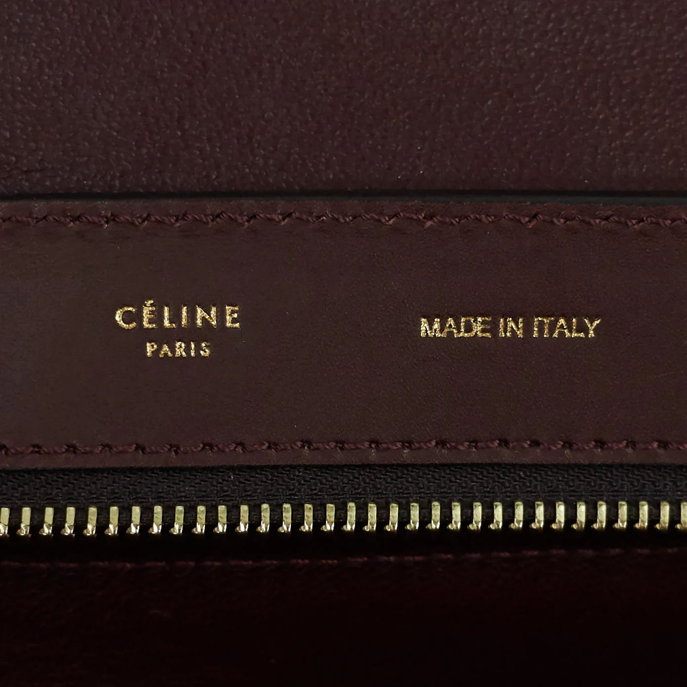 Sac Céline Trapeze Medium en Cuir Veau et Suède